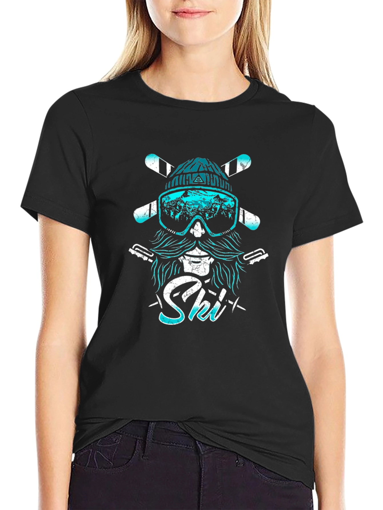 Cool Ski Beard T-Shirt
