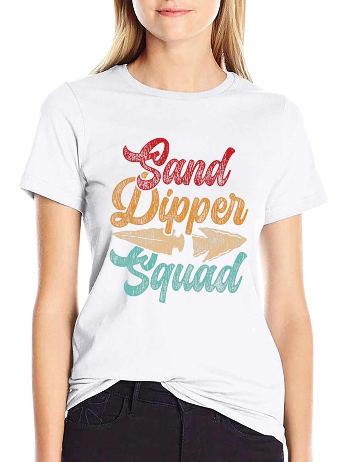Sand Dipper Squad T-Shirt Retro Design