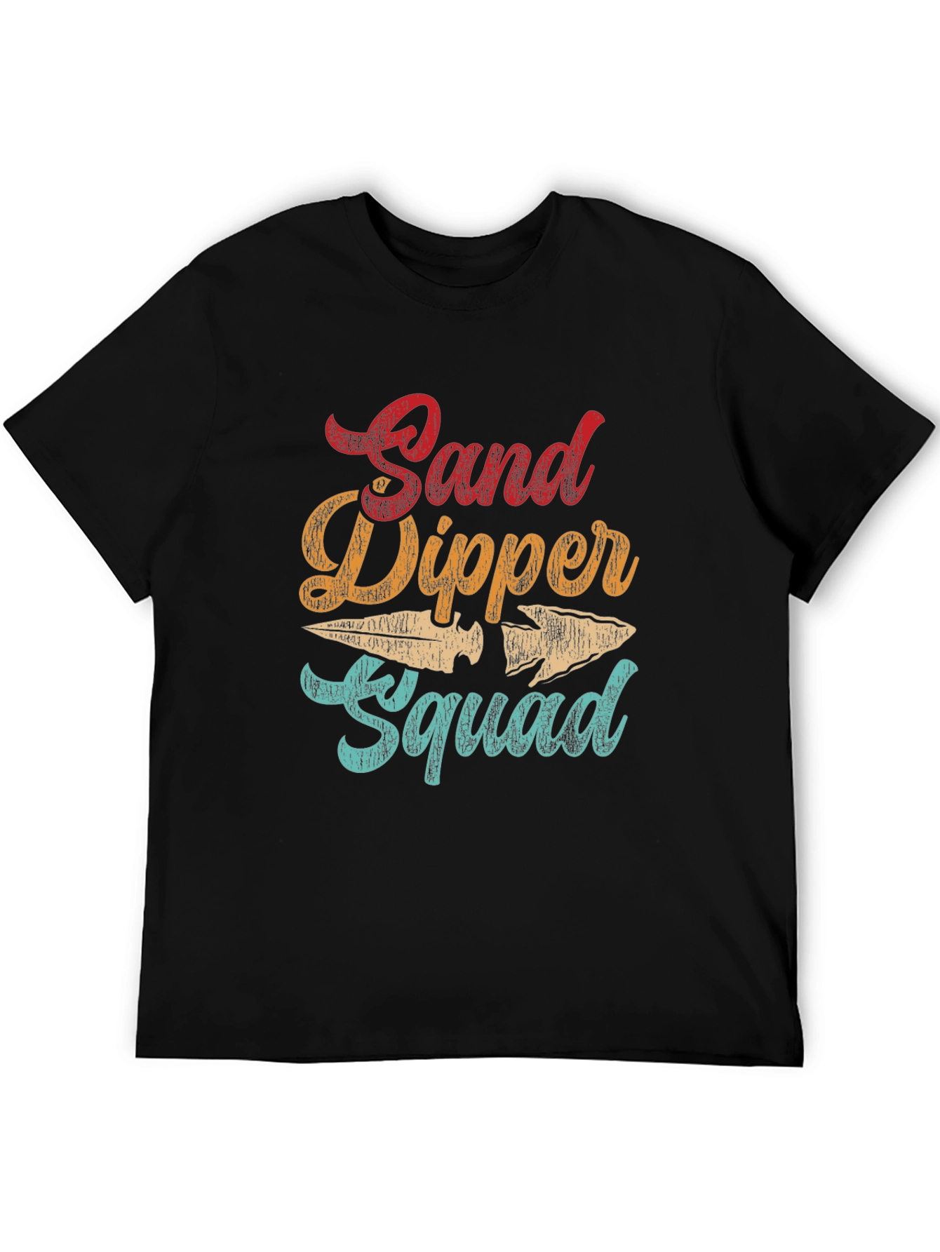 Sand Dipper Squad T-Shirt Retro Design