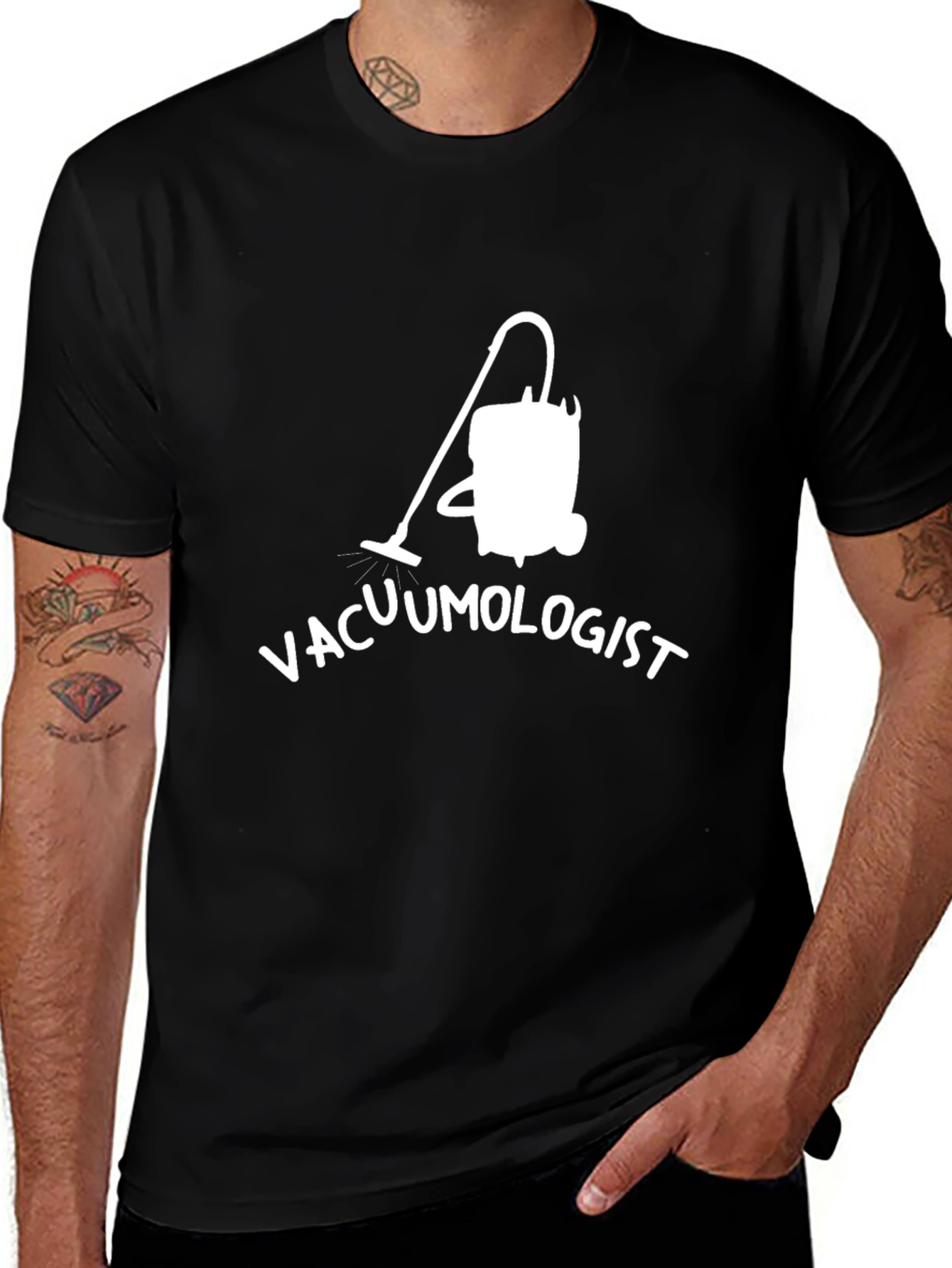 Vacuümologist T-Shirt - Funny Novelty Graphic Tee
