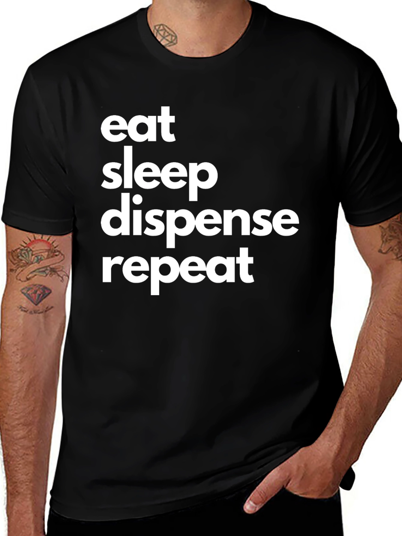 Eat Sleep Dispense Repeat T-Shirt