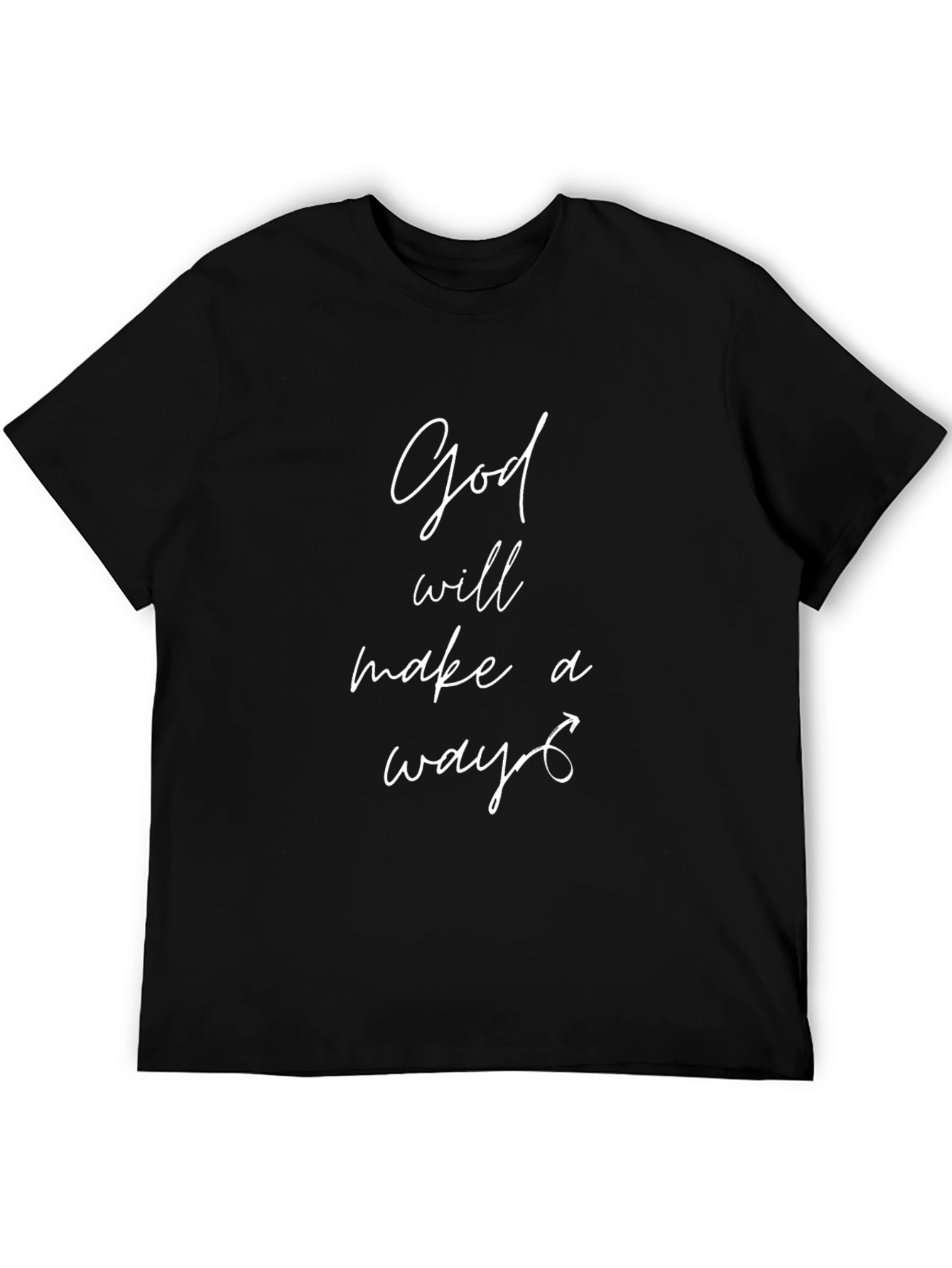 God Will Make a Way Black T-Shirt