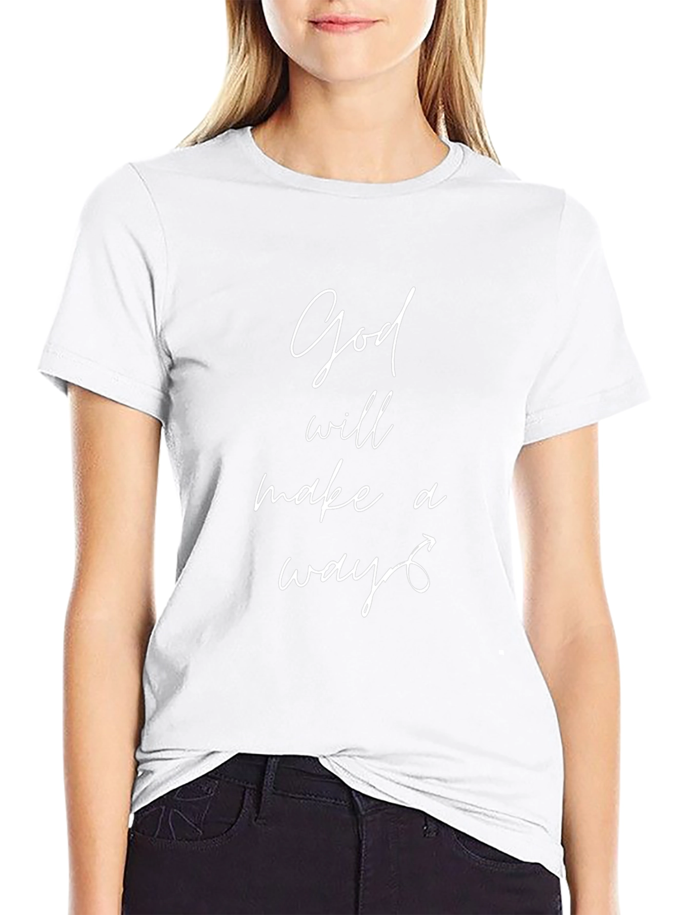God Will Make a Way Black T-Shirt
