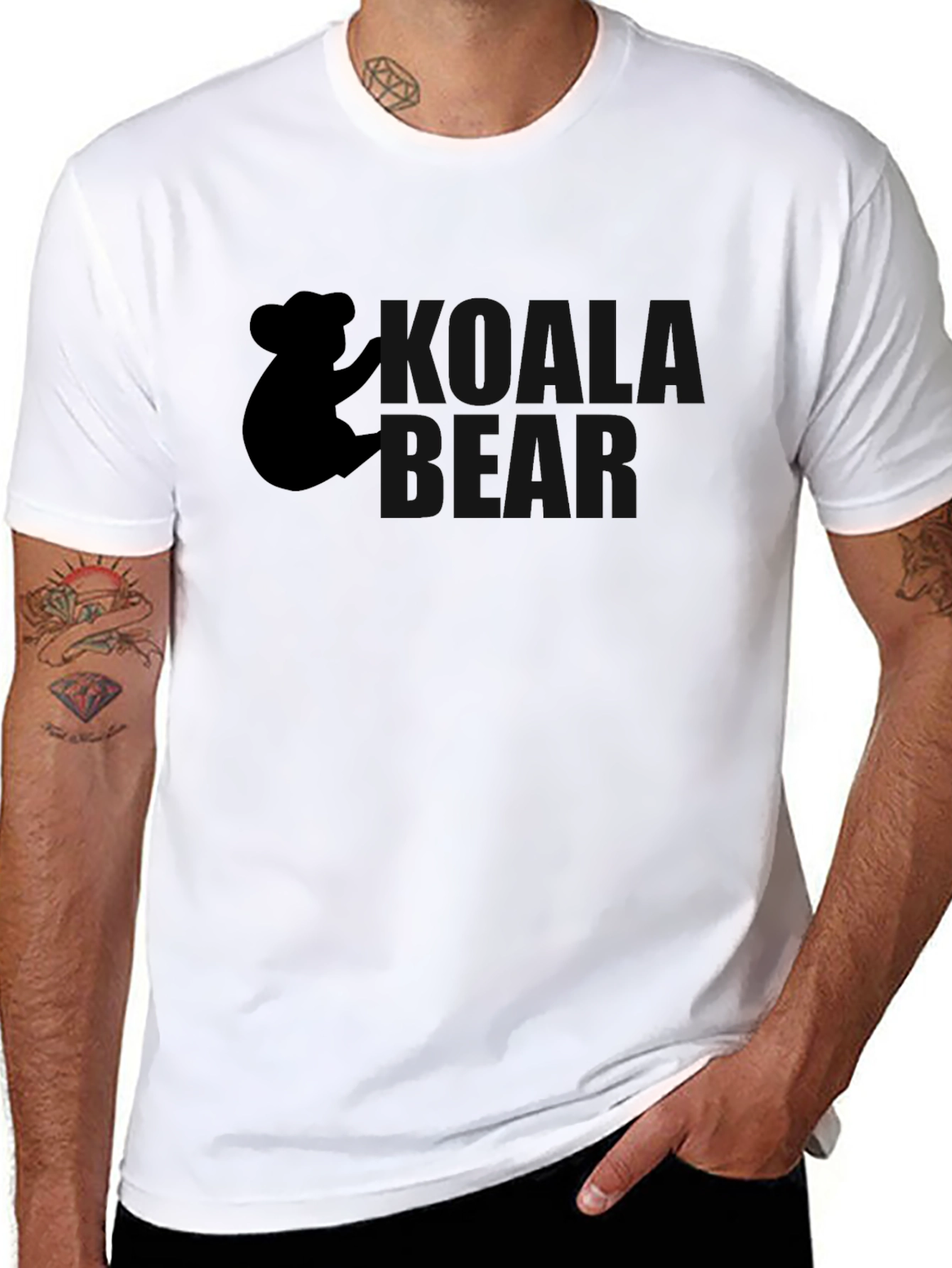 Koala Bear Graphic Tee - Soft Cotton Comfort