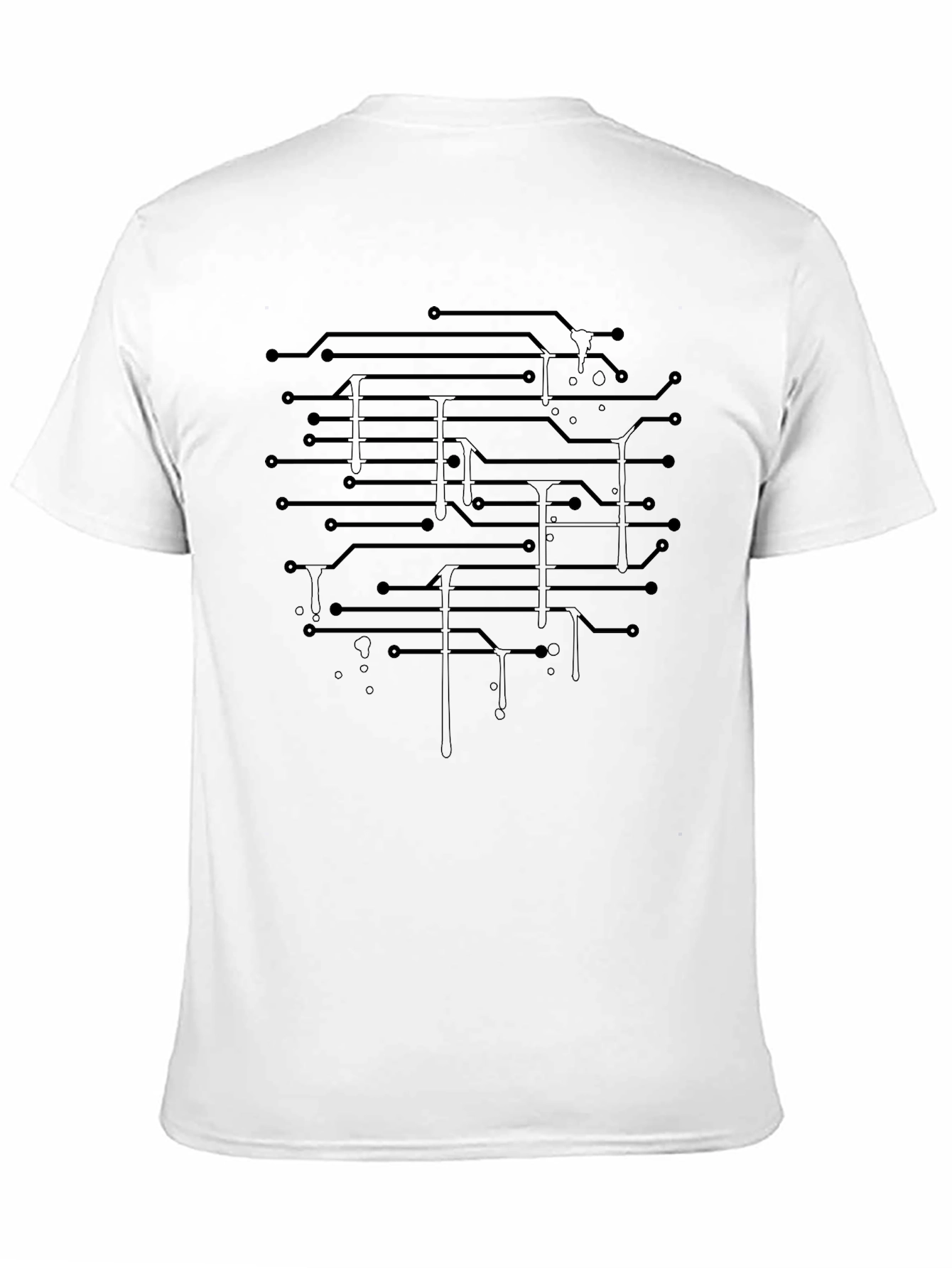 Circuit Board Graphic Tee - Cool Tech Style