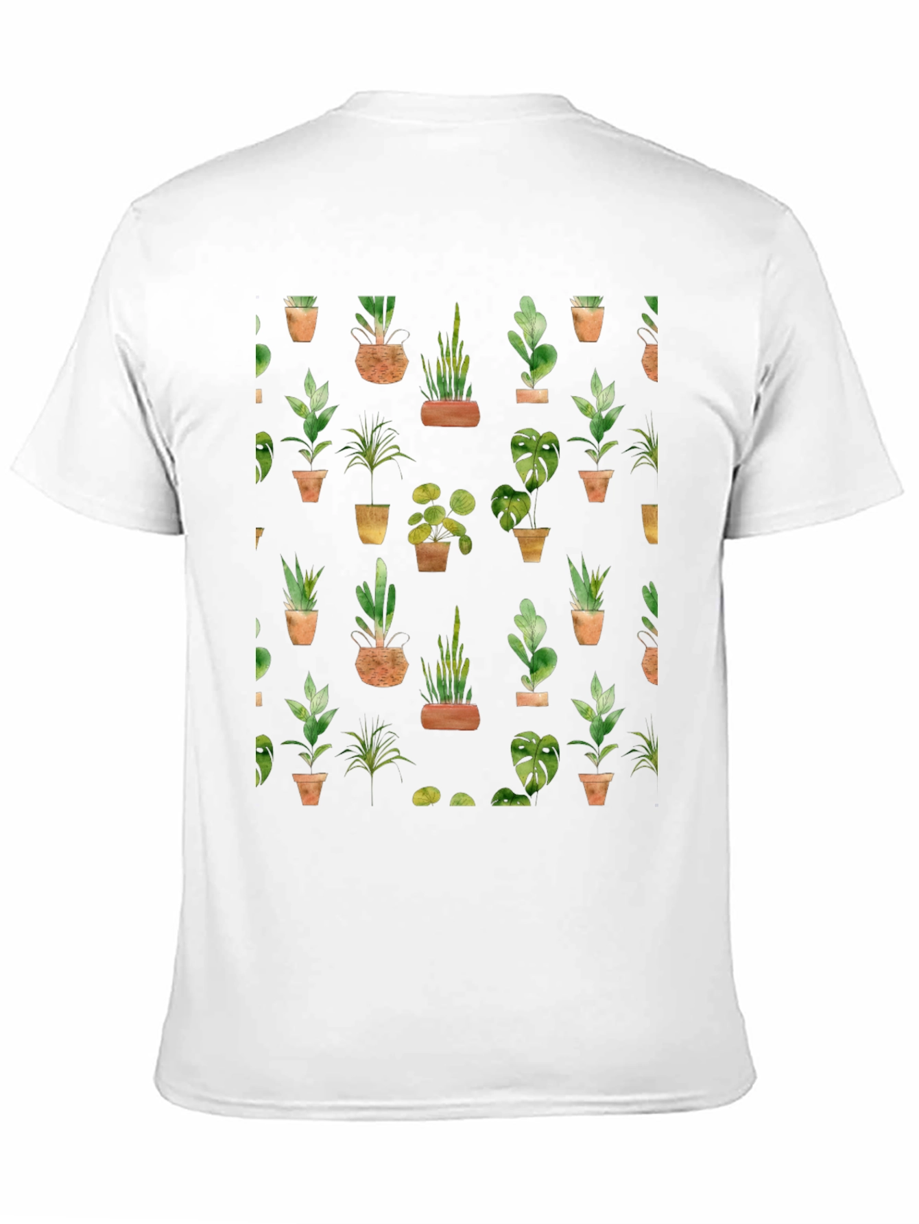 Plant Print T-Shirt