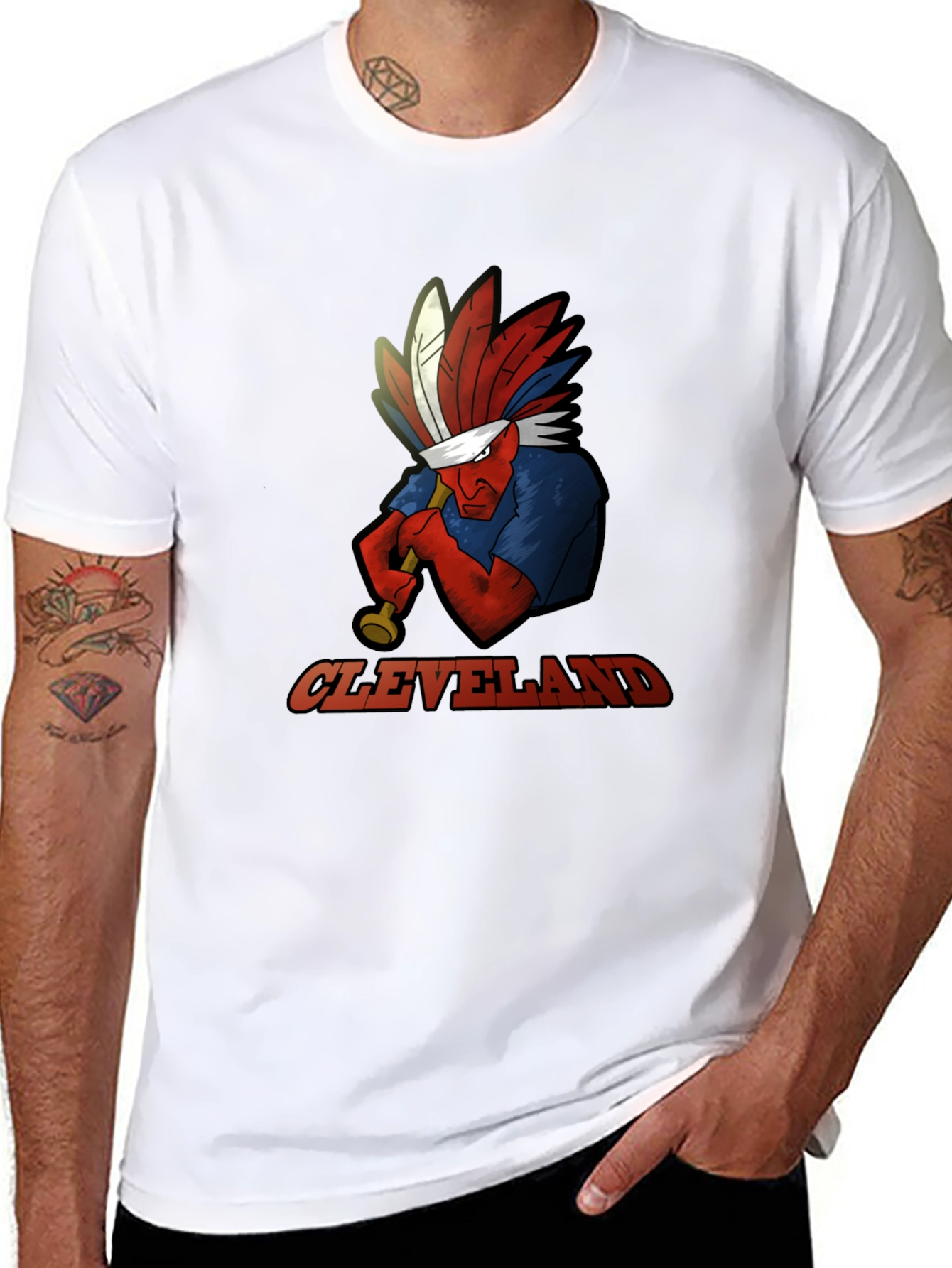 Cleveland Indians Chief Wahoo Graphic Tee