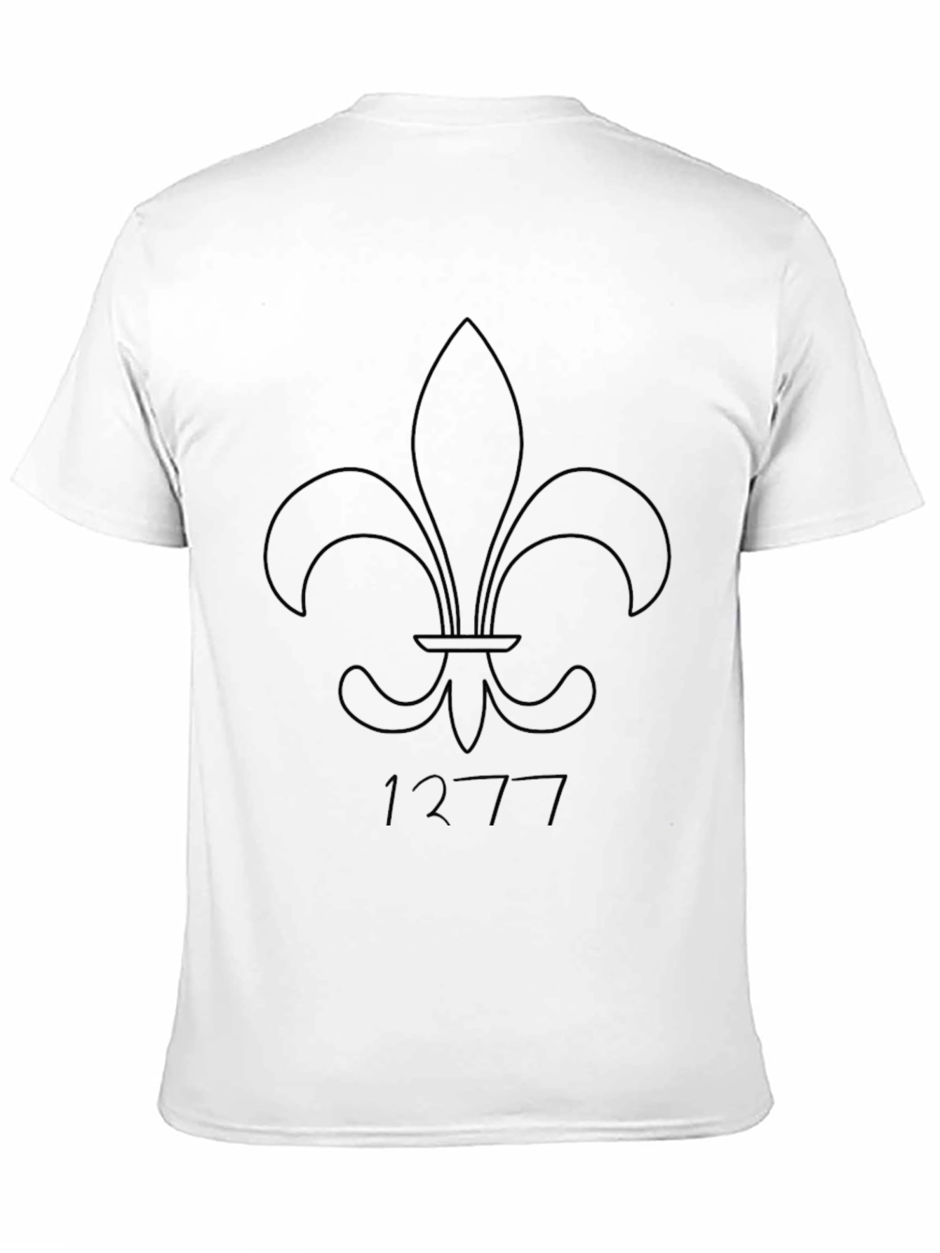 Fleur-de-lis Black Graphic Tee