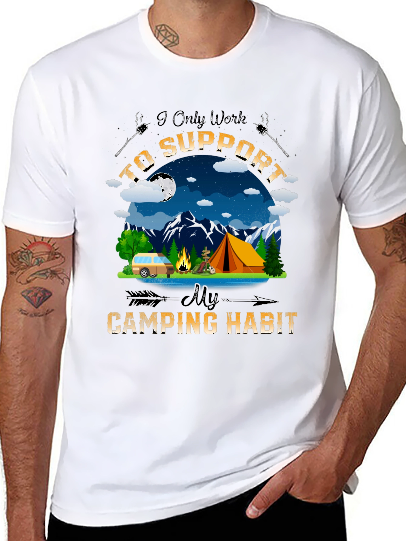 Camping Habit Tee