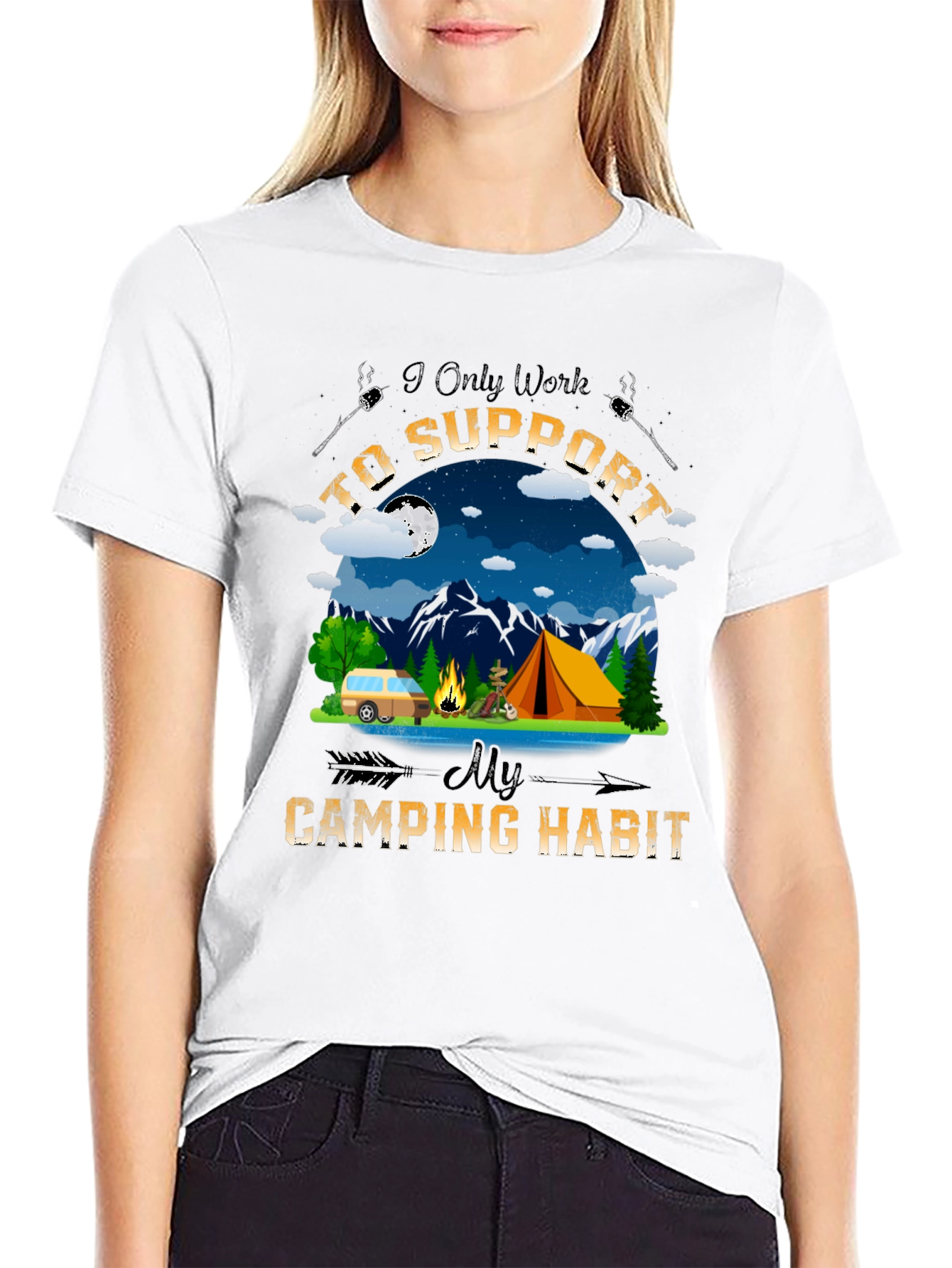 Camping Habit Tee