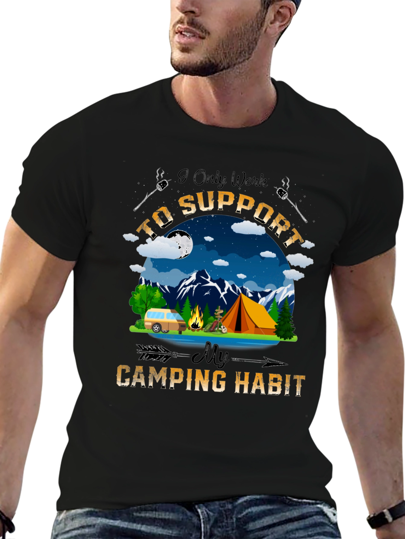 Camping Habit Tee