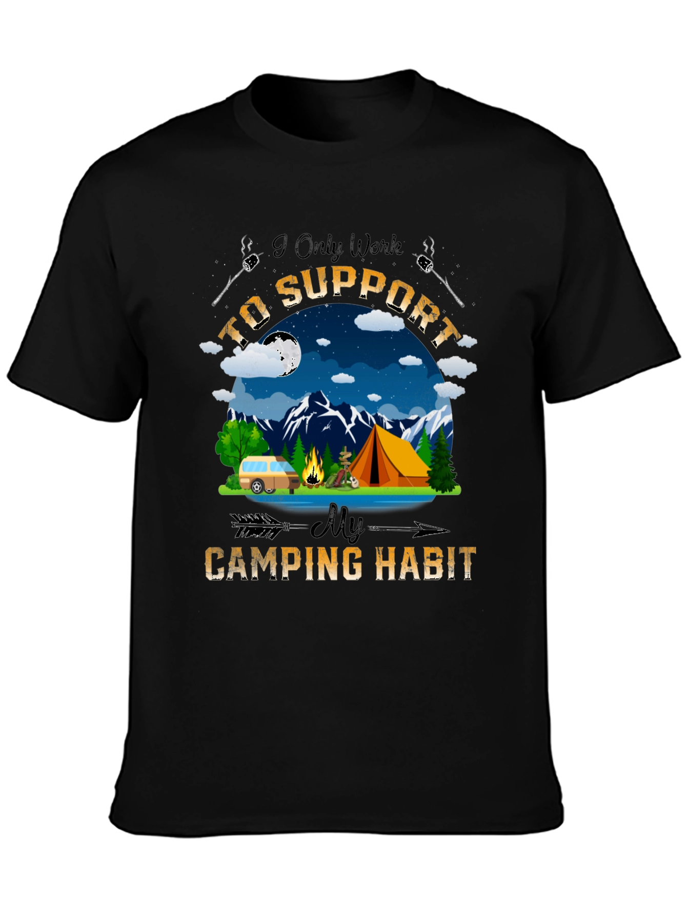 Camping Habit Tee