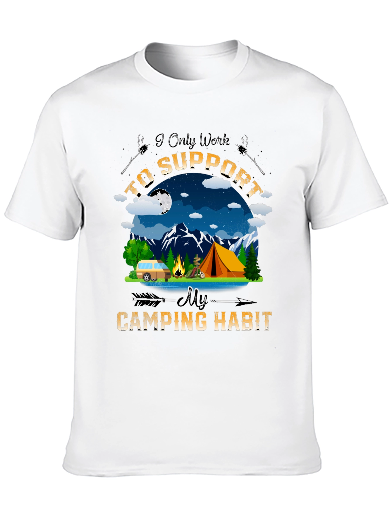 Camping Habit Tee