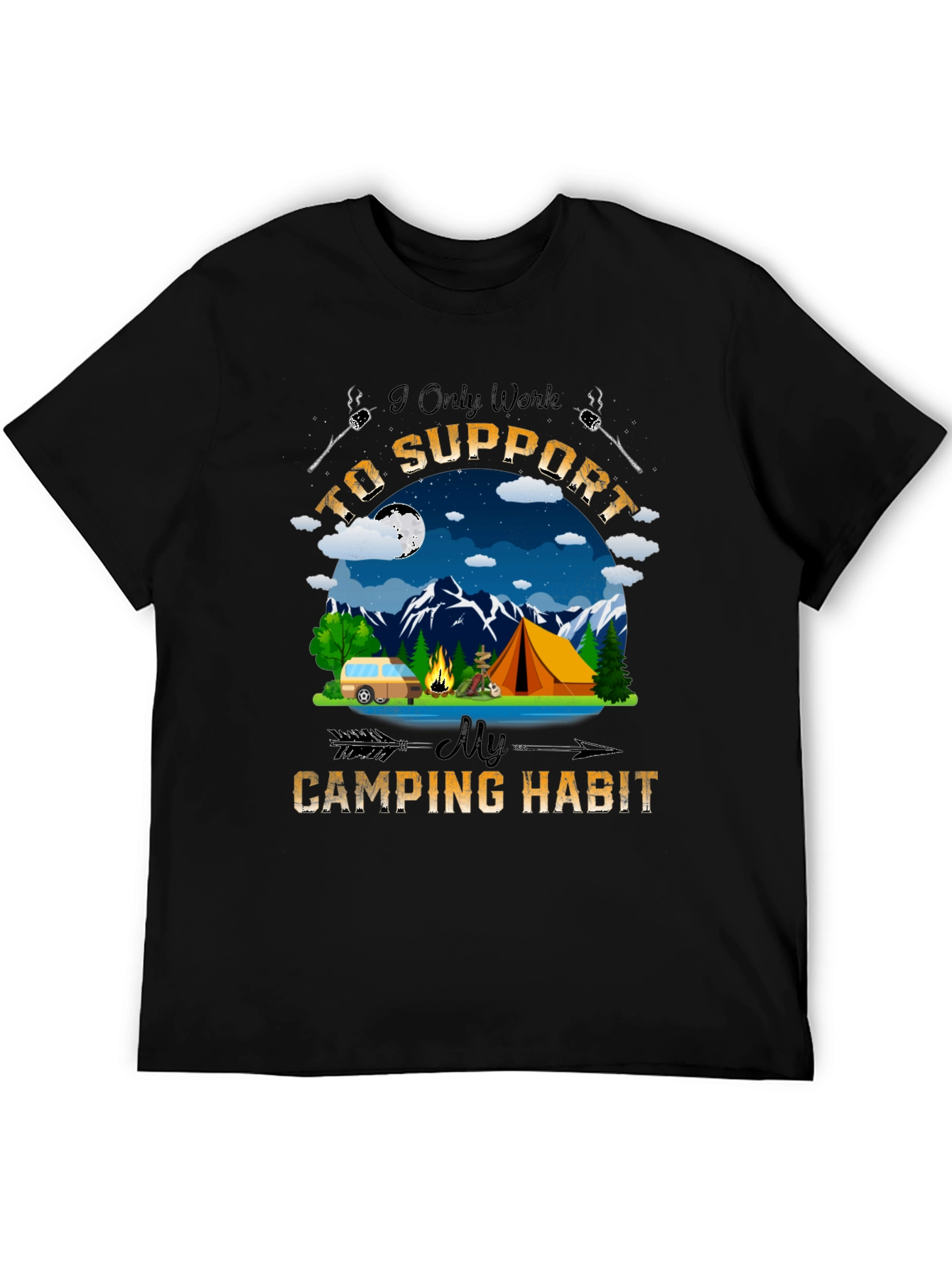 Camping Habit Tee