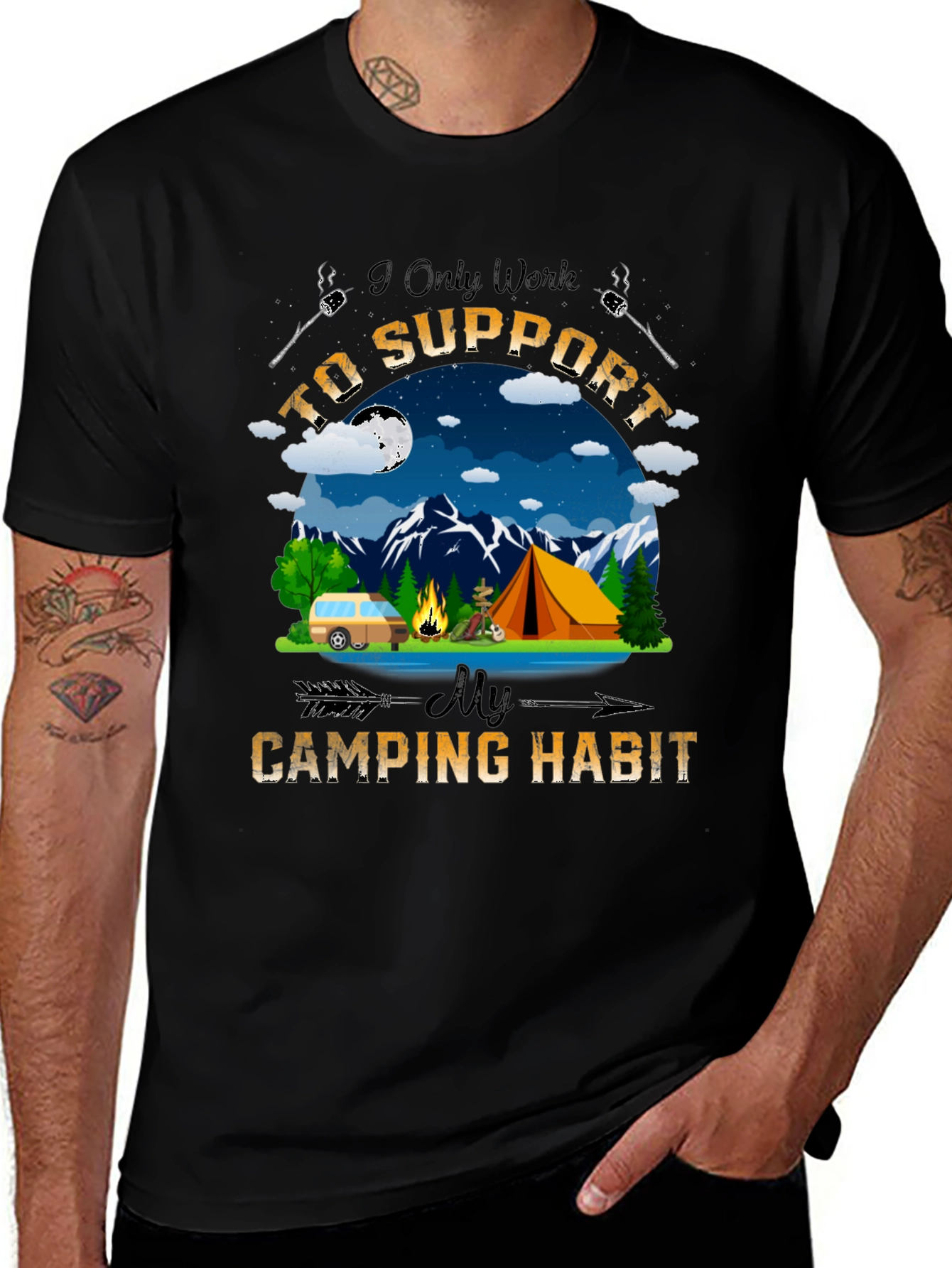 Camping Habit Tee