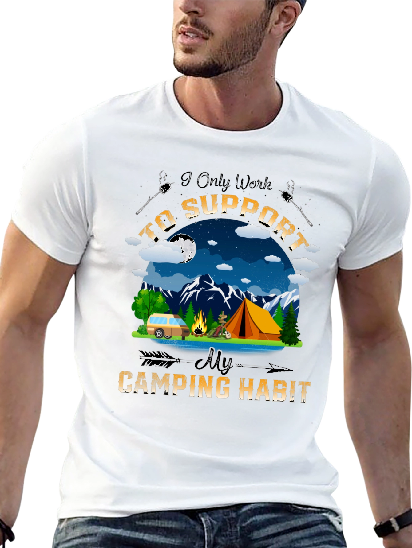 Camping Habit Tee