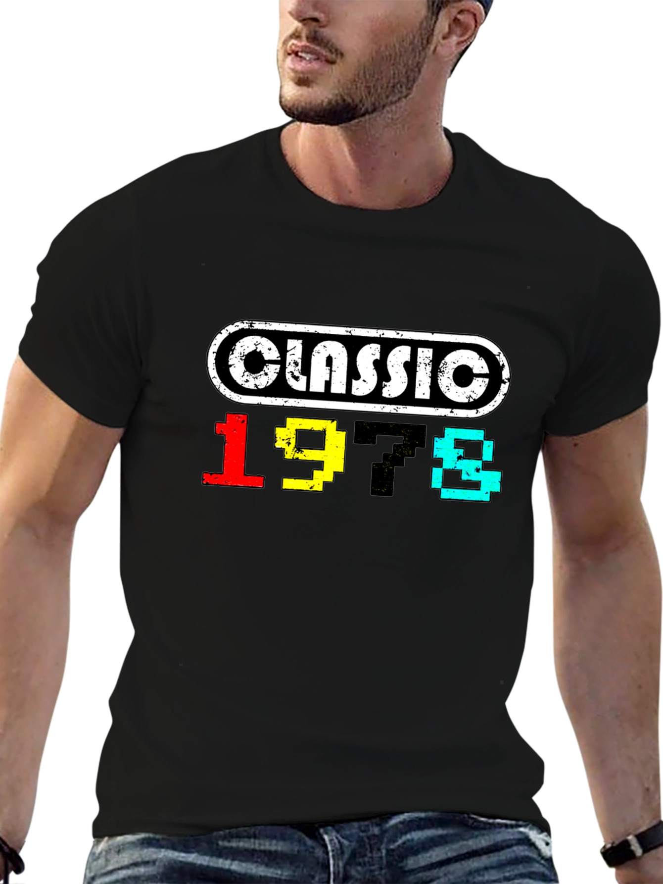 Classic 1978 Birthday Graphic T-Shirt