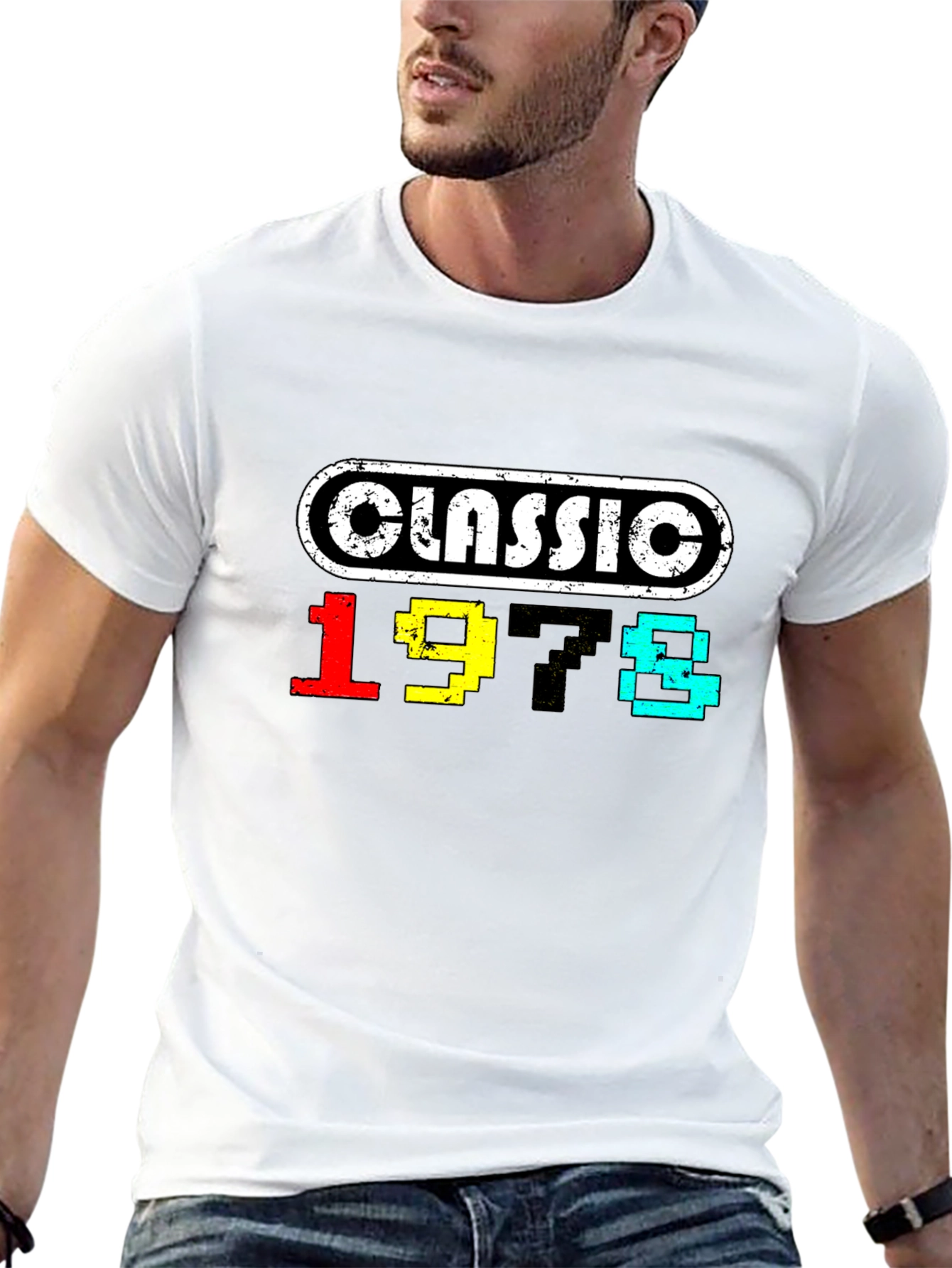 Classic 1978 Birthday Graphic T-Shirt