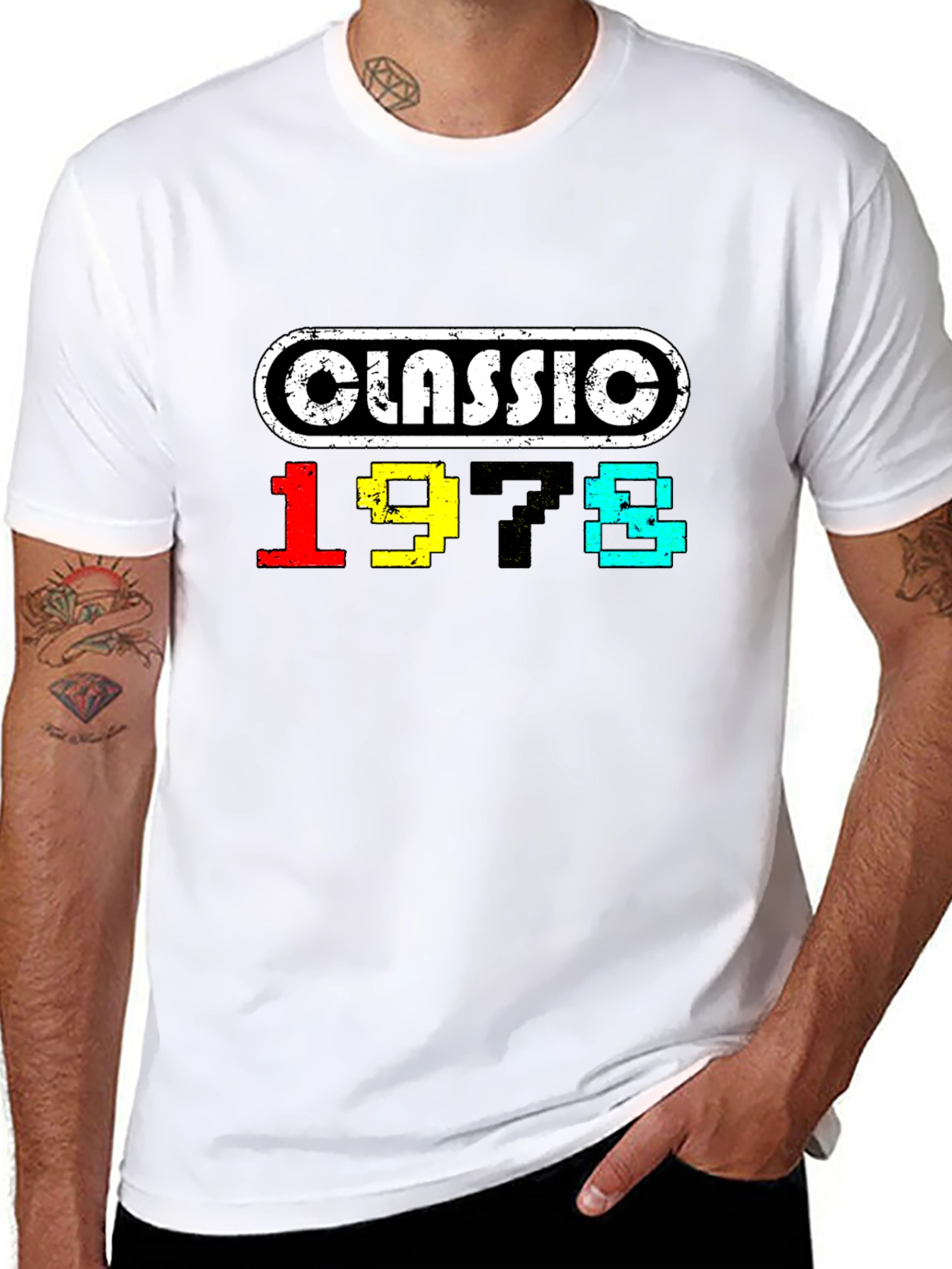 Classic 1978 Birthday Graphic T-Shirt