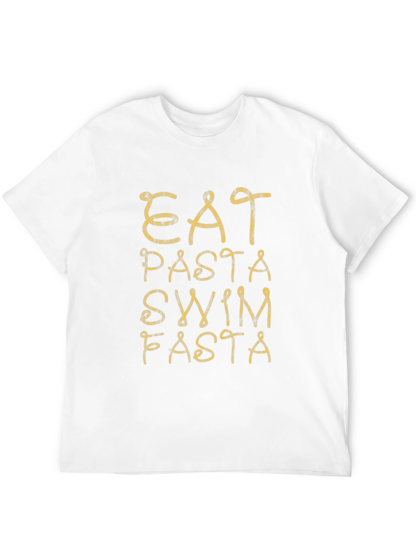 Eat Pasta Swim Fasta Black T-Shirt