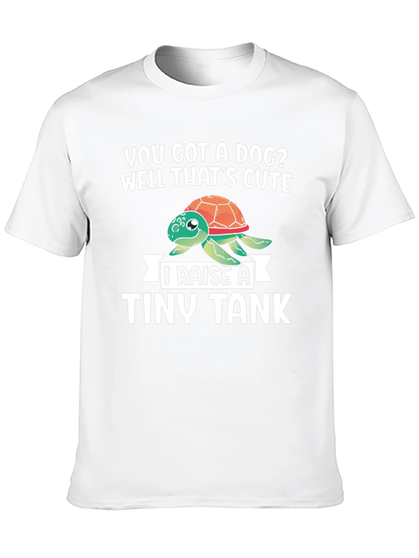 Raise a Tiny Tank Turtle Graphic T-Shirt