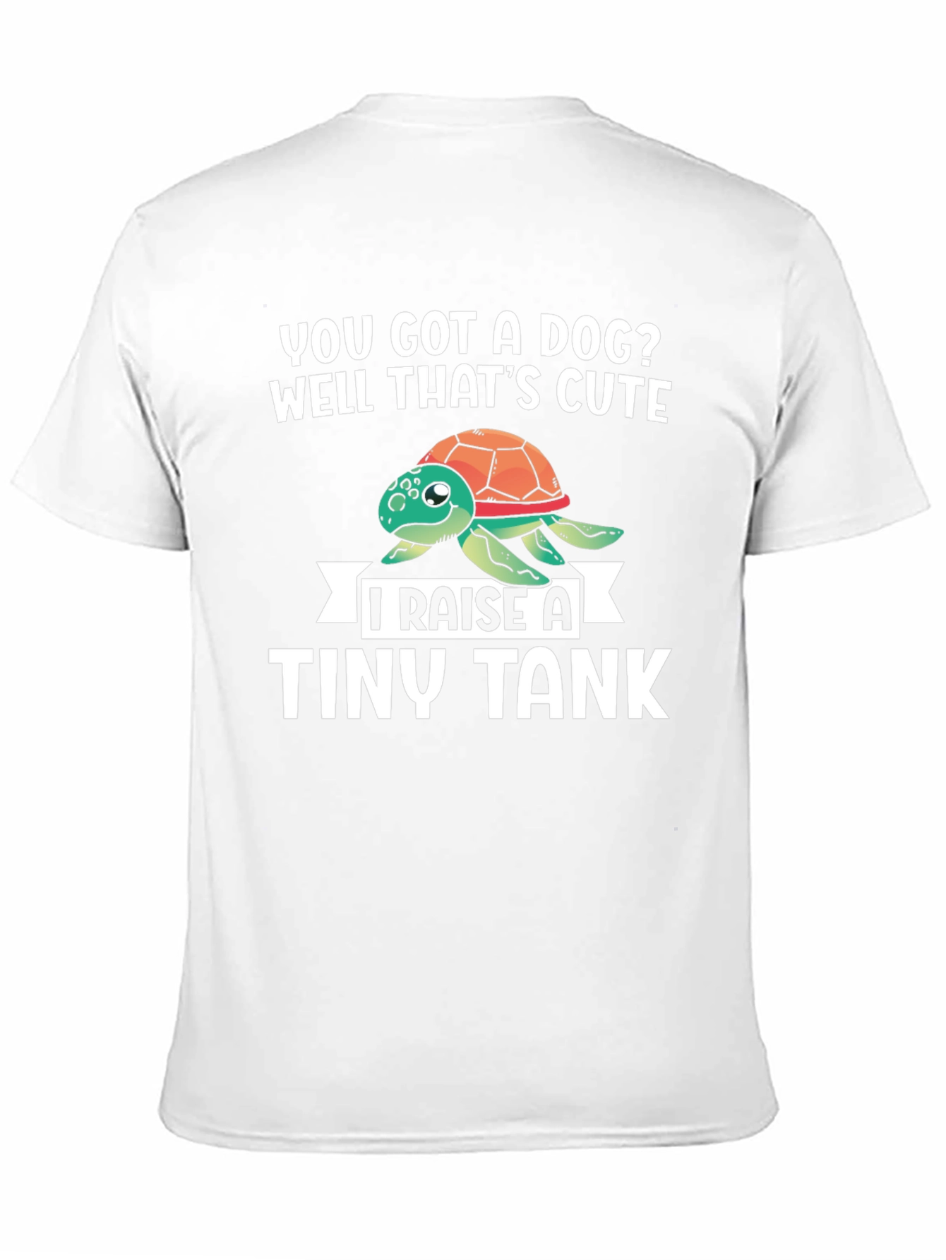 Raise a Tiny Tank Turtle Graphic T-Shirt