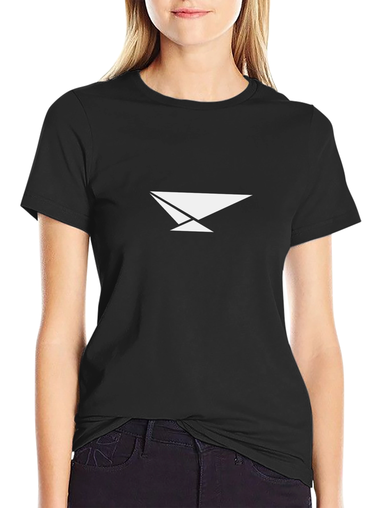Geometric Graphic Tee - Modern Minimalist Design