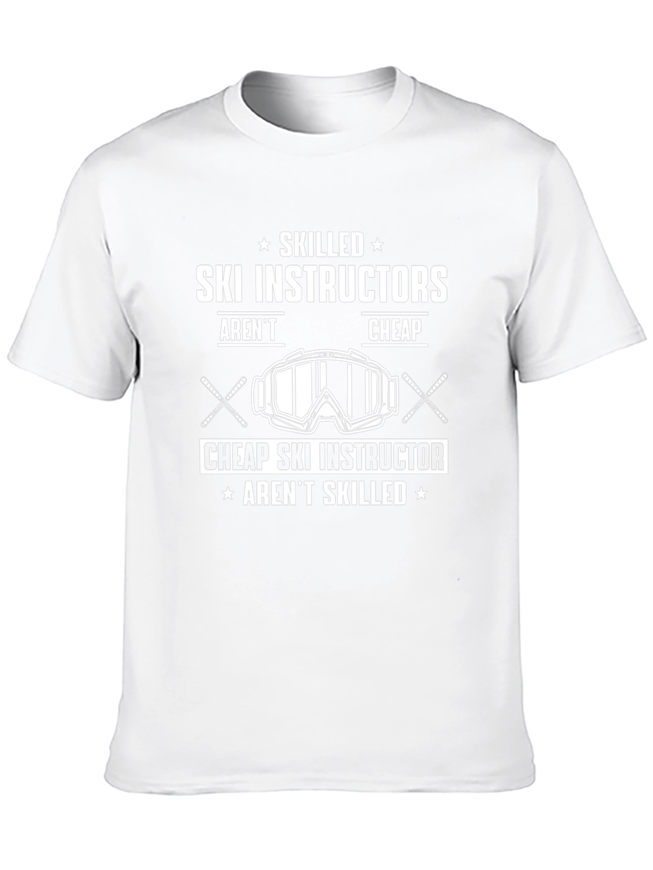 Skilled Ski Instructor Graphic T-Shirt
