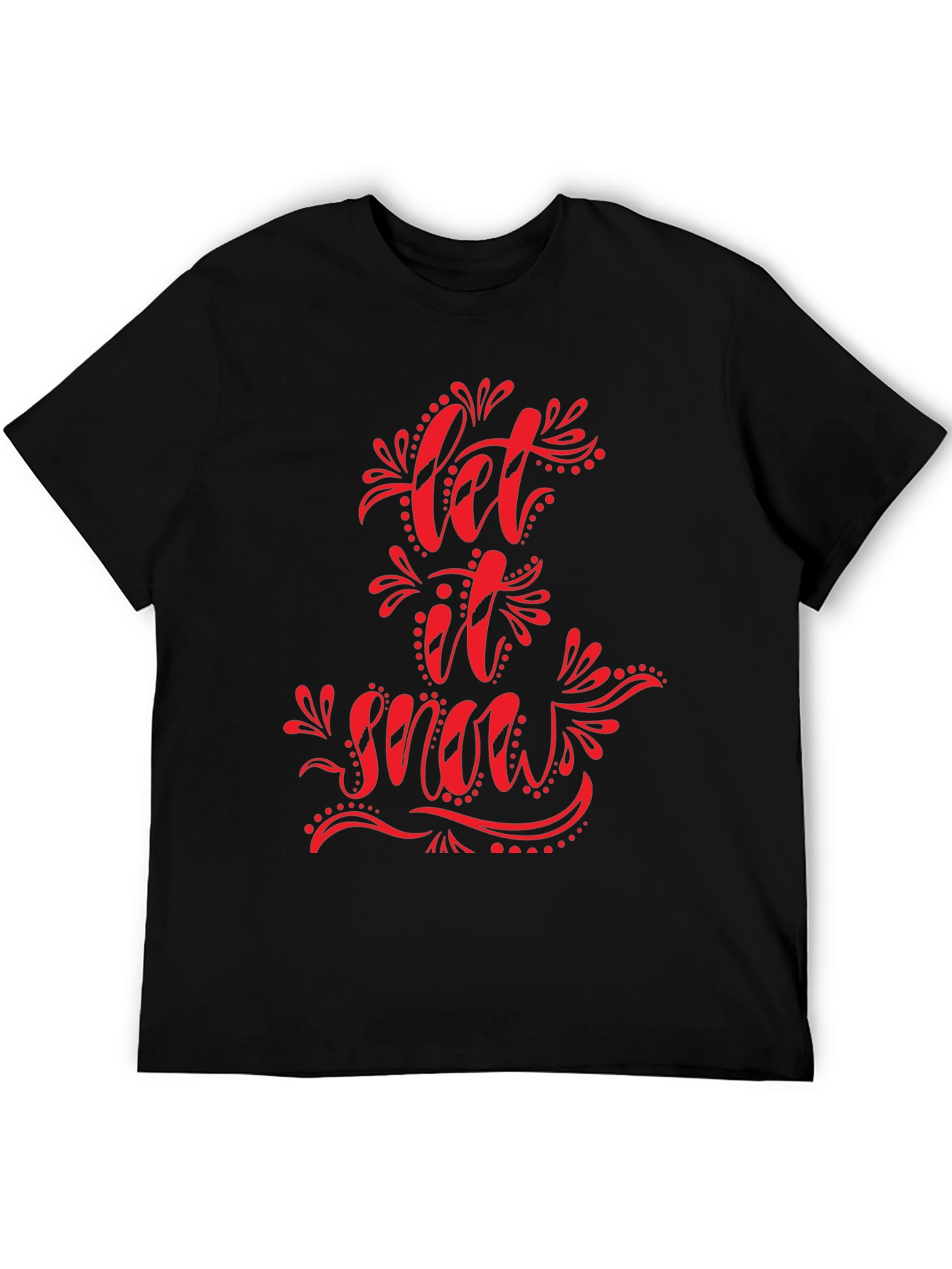 Let It Snow Graphic Tee - Holiday T-Shirt