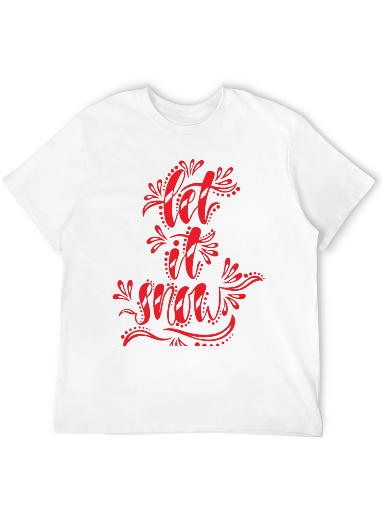 Let It Snow Graphic Tee - Holiday T-Shirt