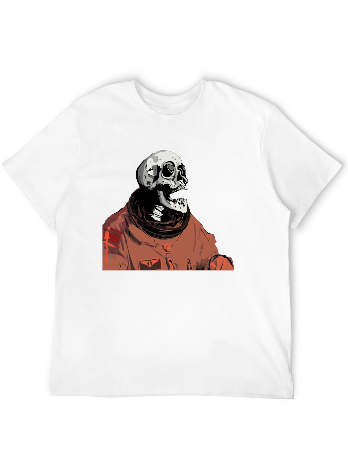 Skull Astronaut Black Graphic T-Shirt