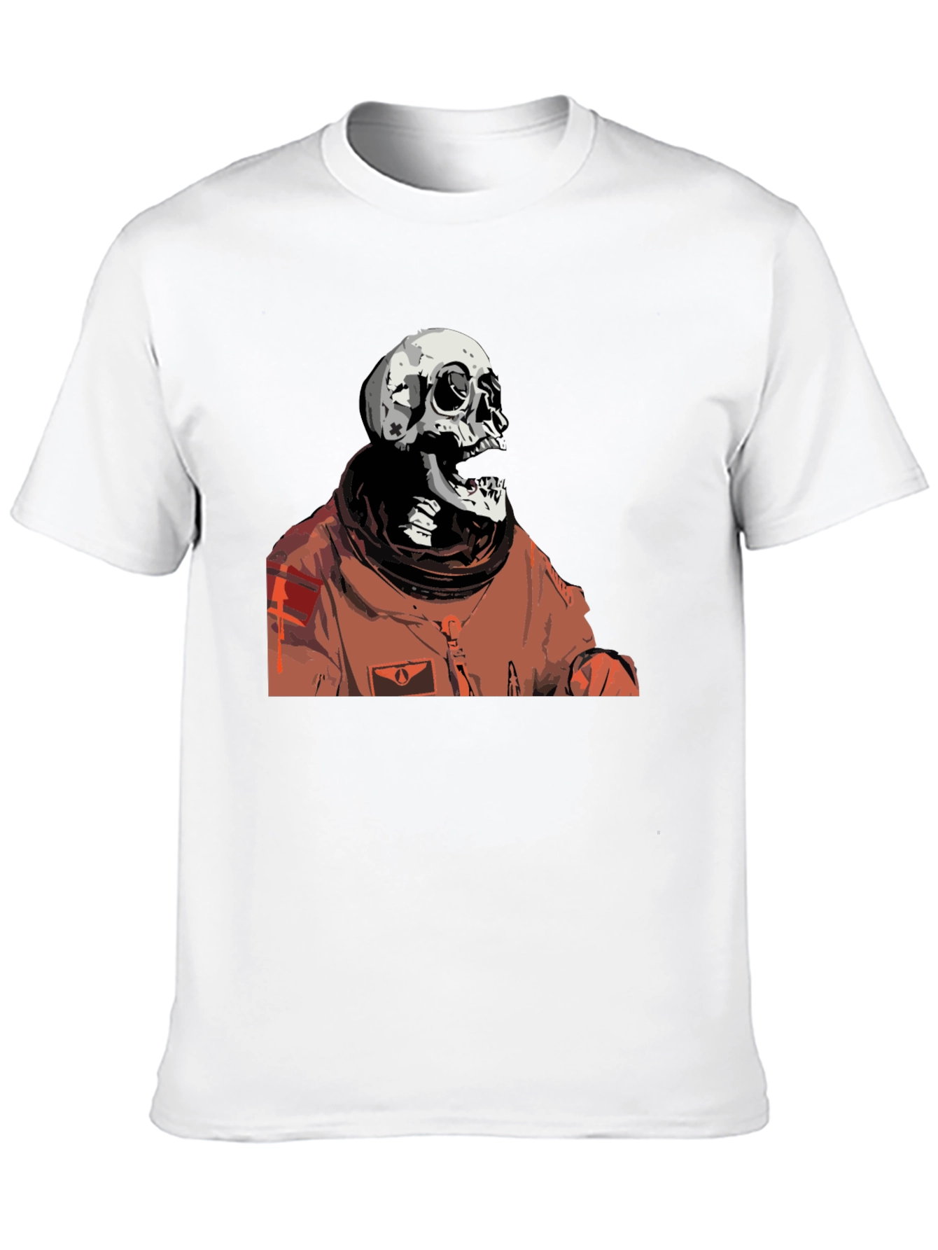 Skull Astronaut Black Graphic T-Shirt