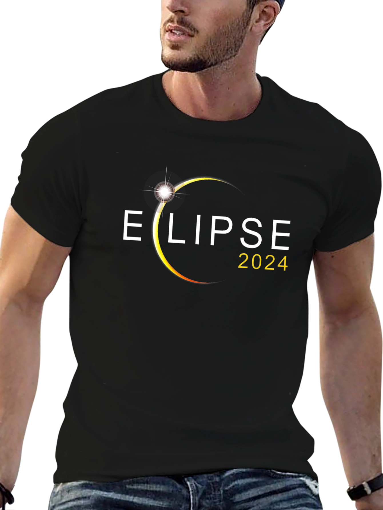 Eclipse 2024 Black T-Shirt