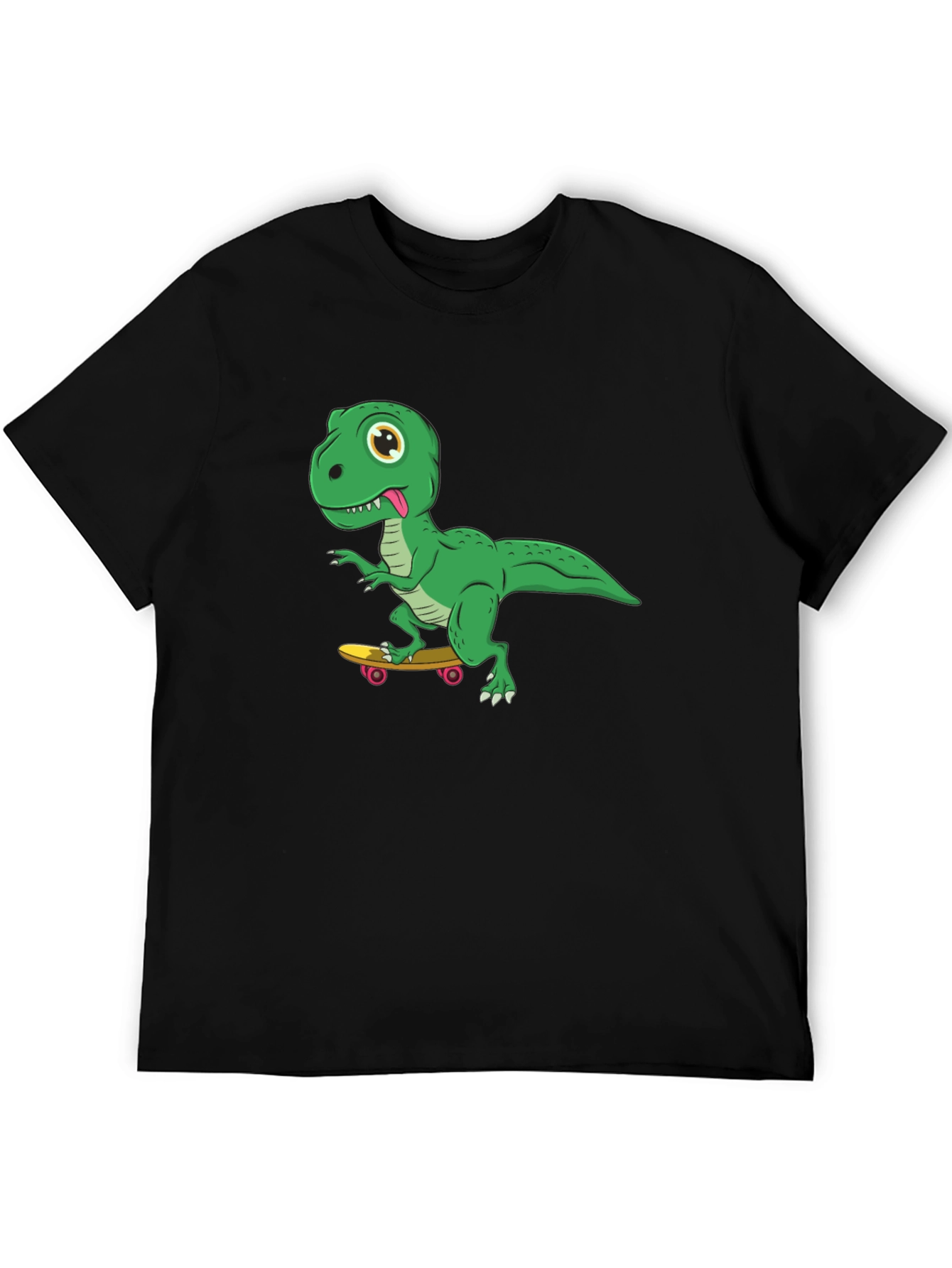 Skateboarding Dinosaur Graphic Tee
