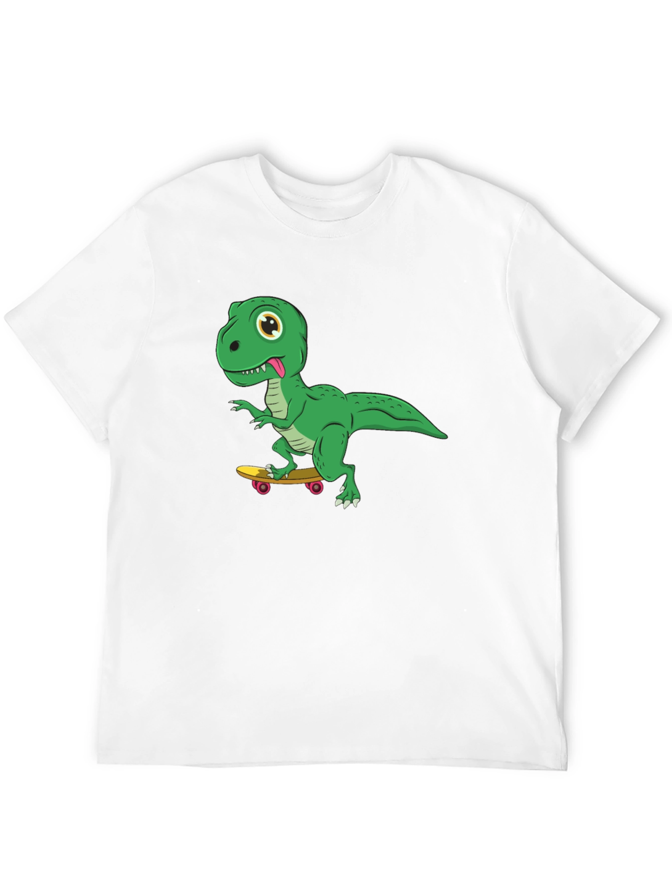 Skateboarding Dinosaur Graphic Tee