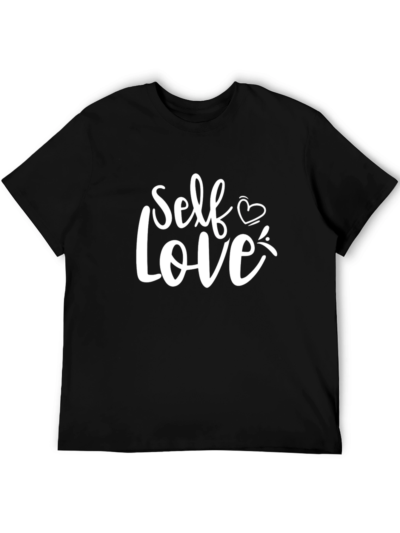 Self Love T-Shirt - Black Cotton Blend