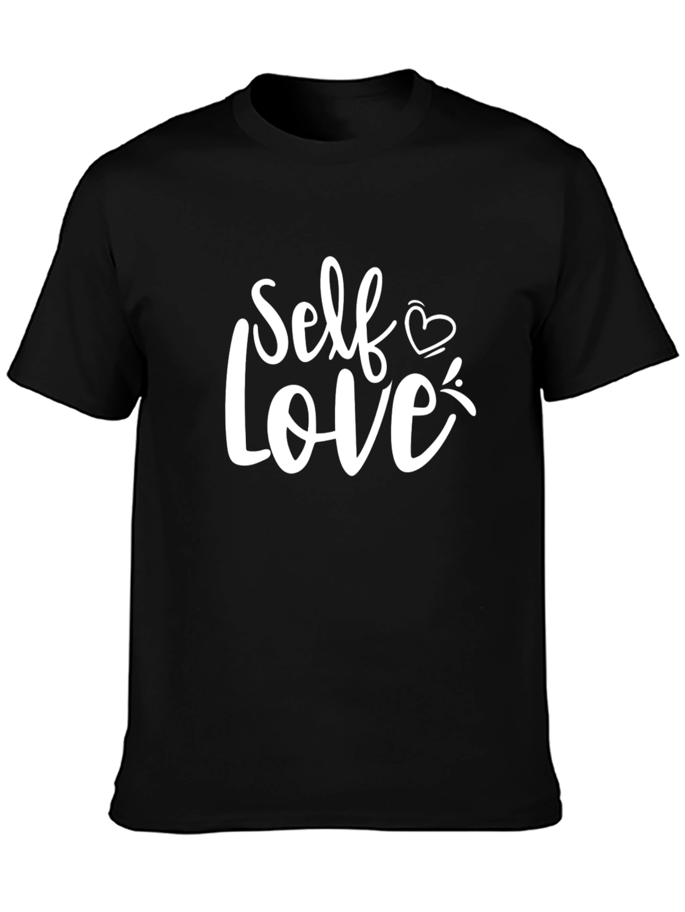 Self Love T-Shirt - Black Cotton Blend