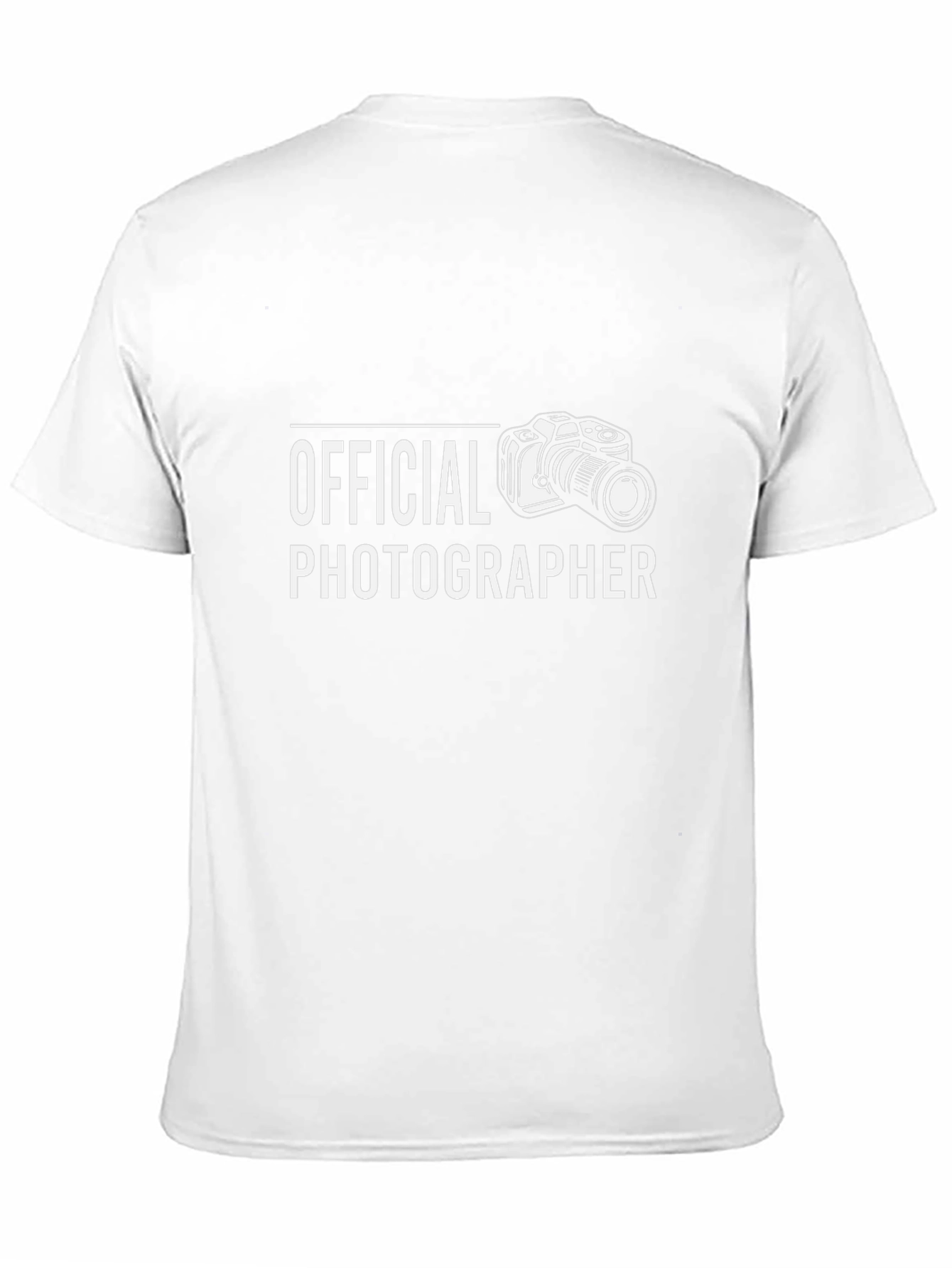 Official Photographer Black T-Shirt