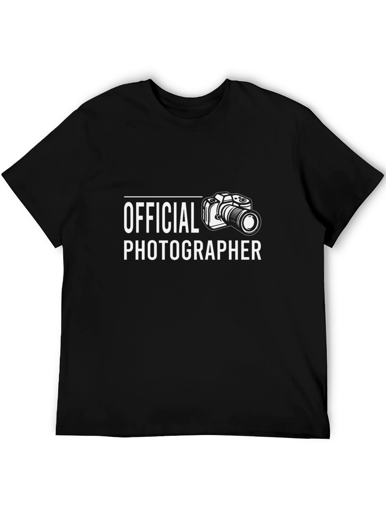Official Photographer Black T-Shirt