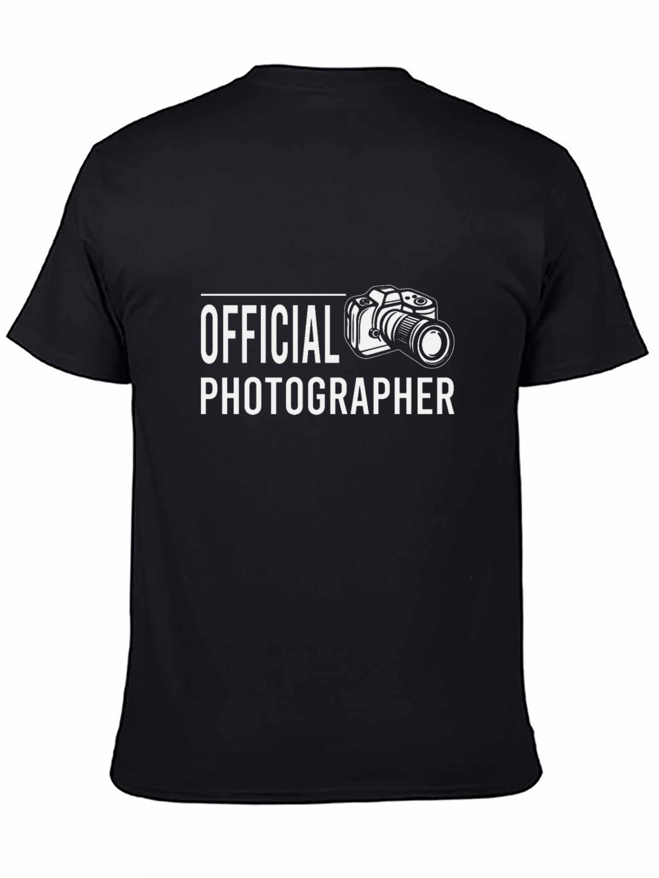 Official Photographer Black T-Shirt