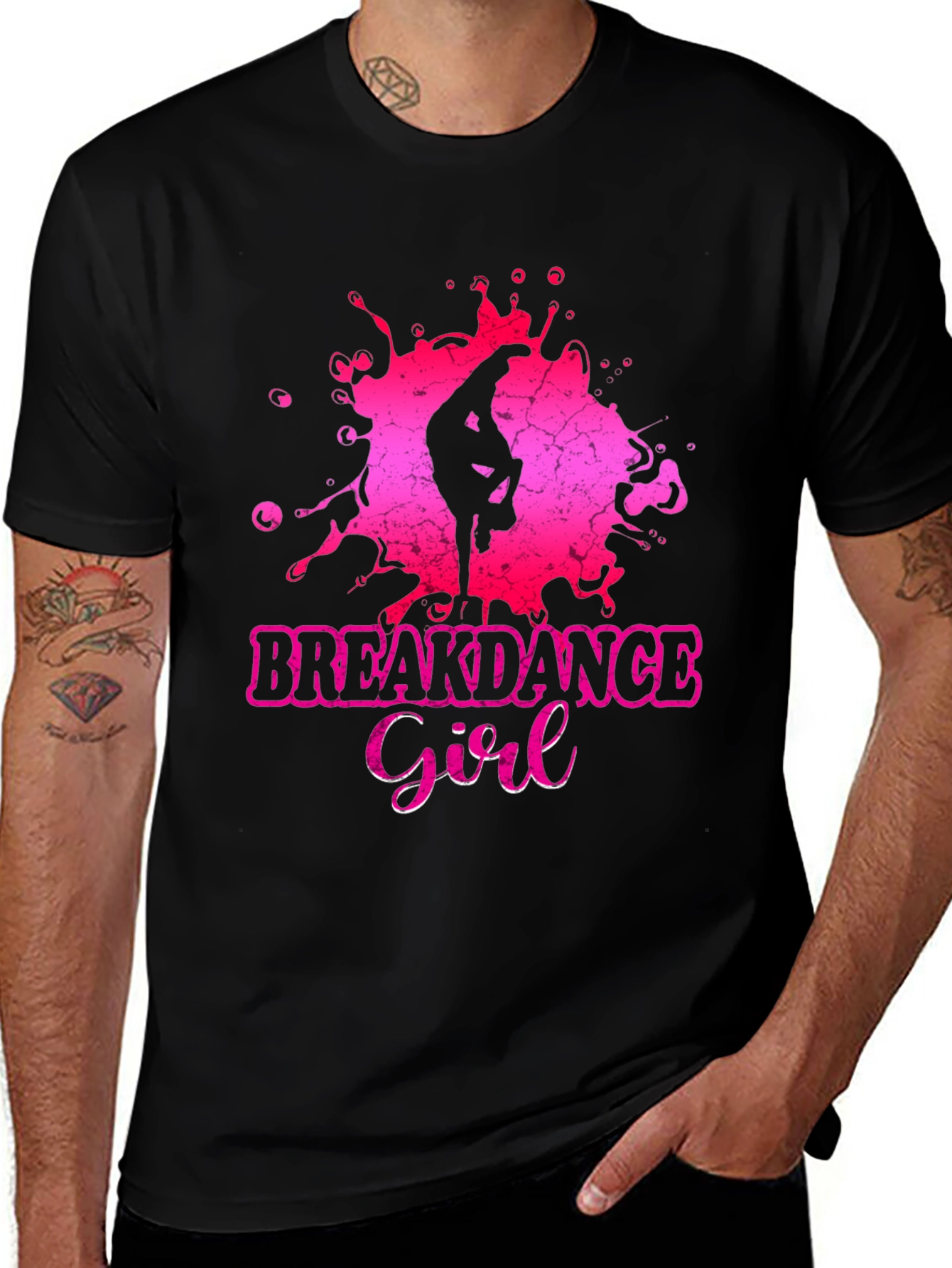 Breakdance Girl T-Shirt - Dancer Graphic Tee