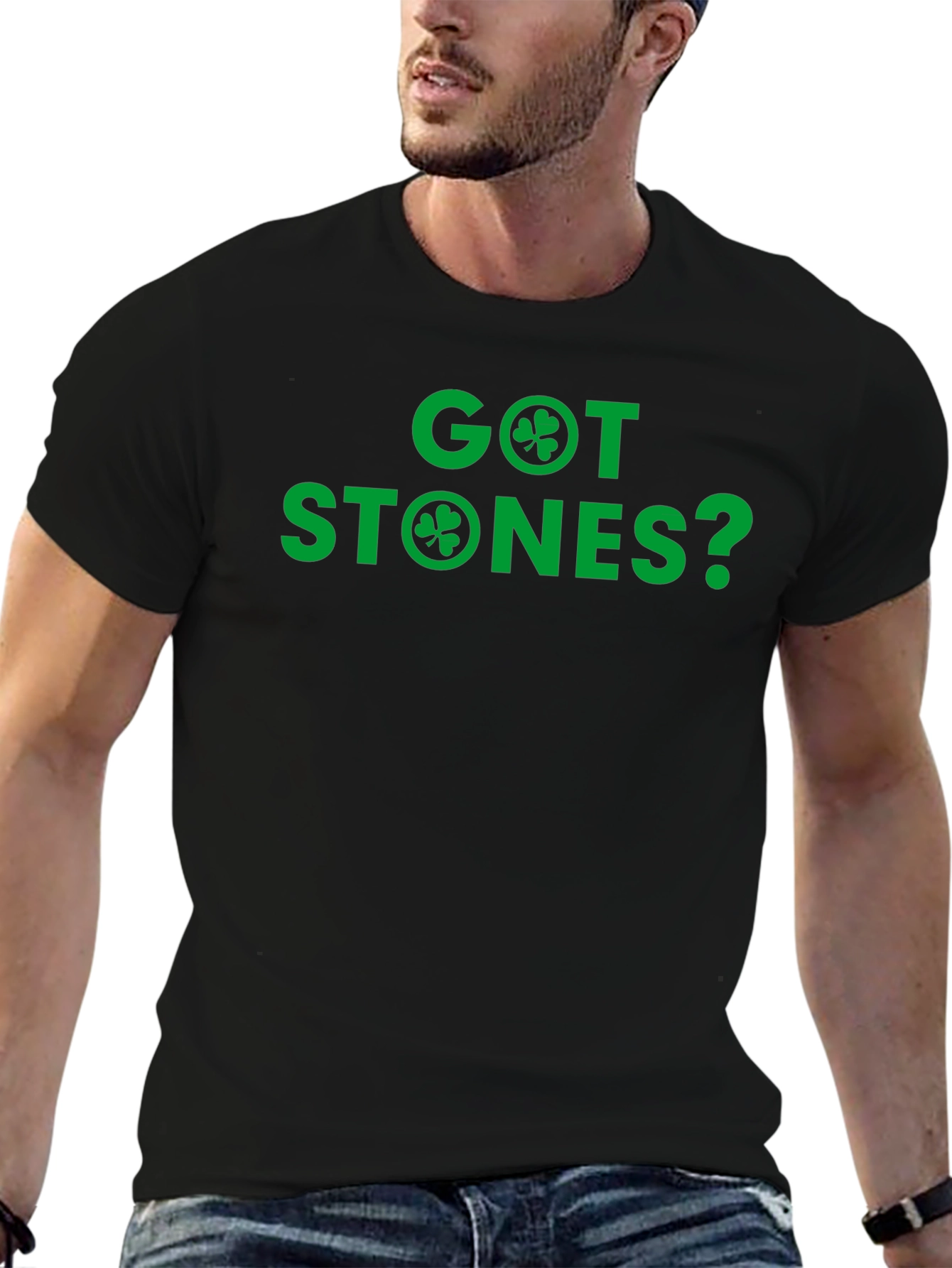 Got Stones? Black Graphic Tee