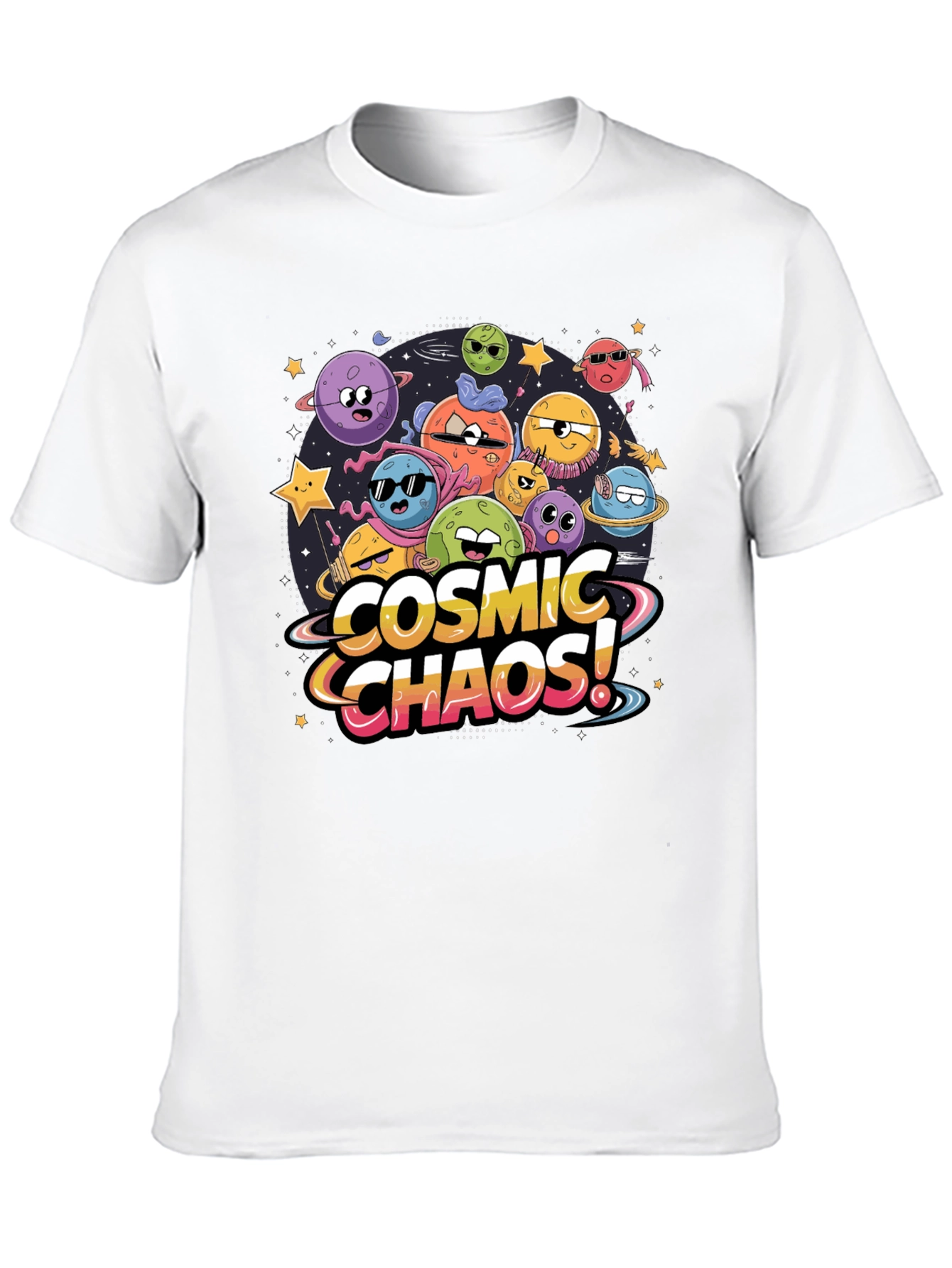 Cosmic Chaos Graphic T-Shirt