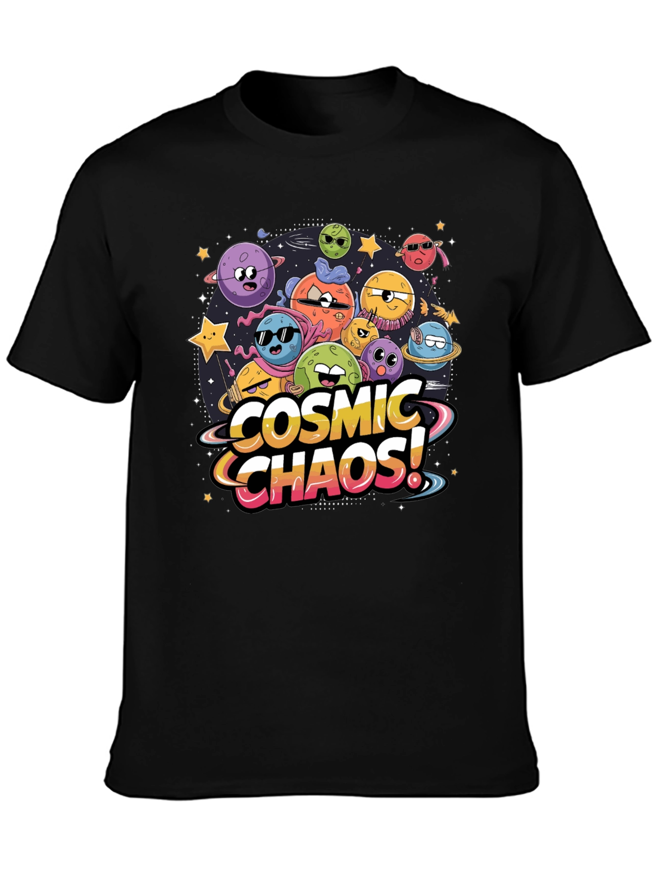 Cosmic Chaos Graphic T-Shirt