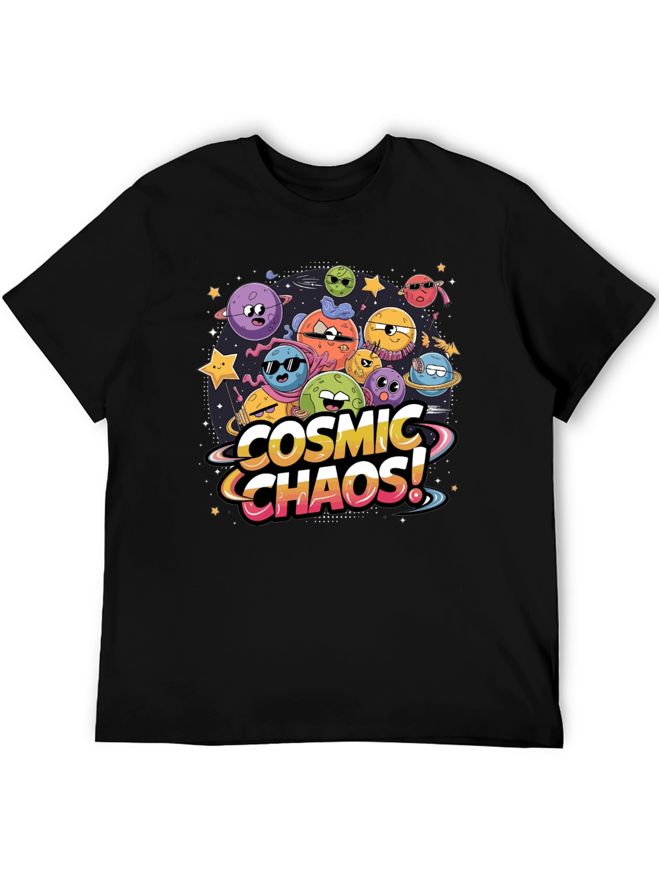 Cosmic Chaos Graphic T-Shirt