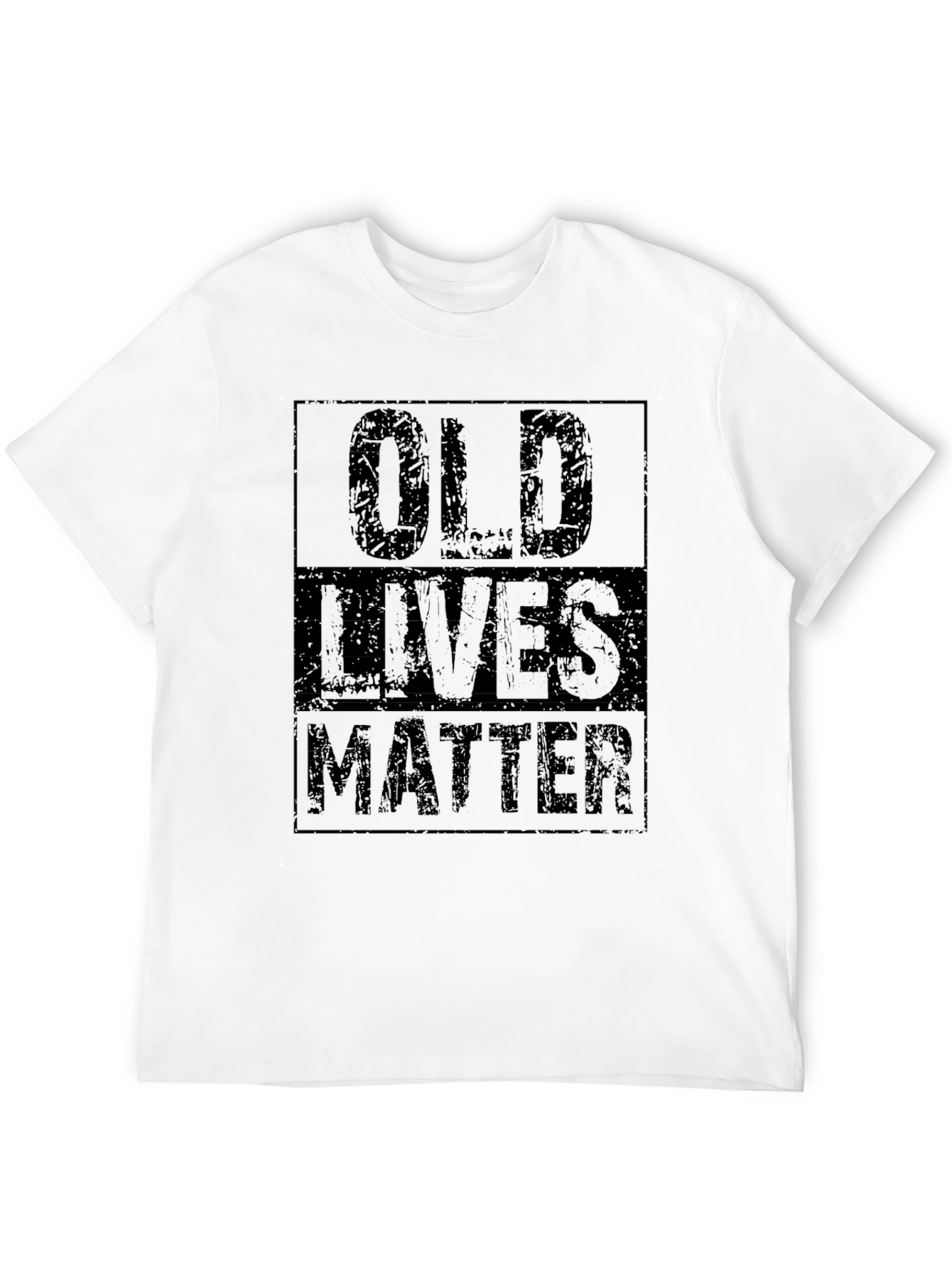 Old Lives Matter Graphic Tee - Black Crewneck