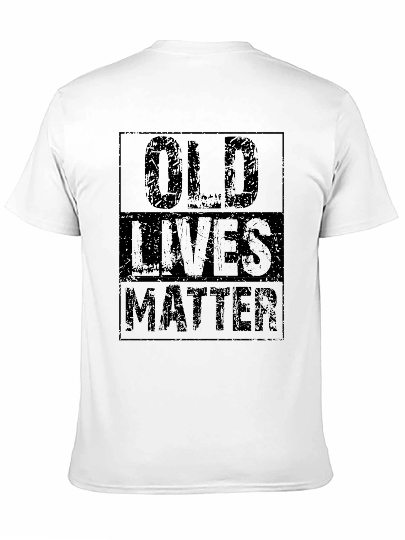 Old Lives Matter Graphic Tee - Black Crewneck