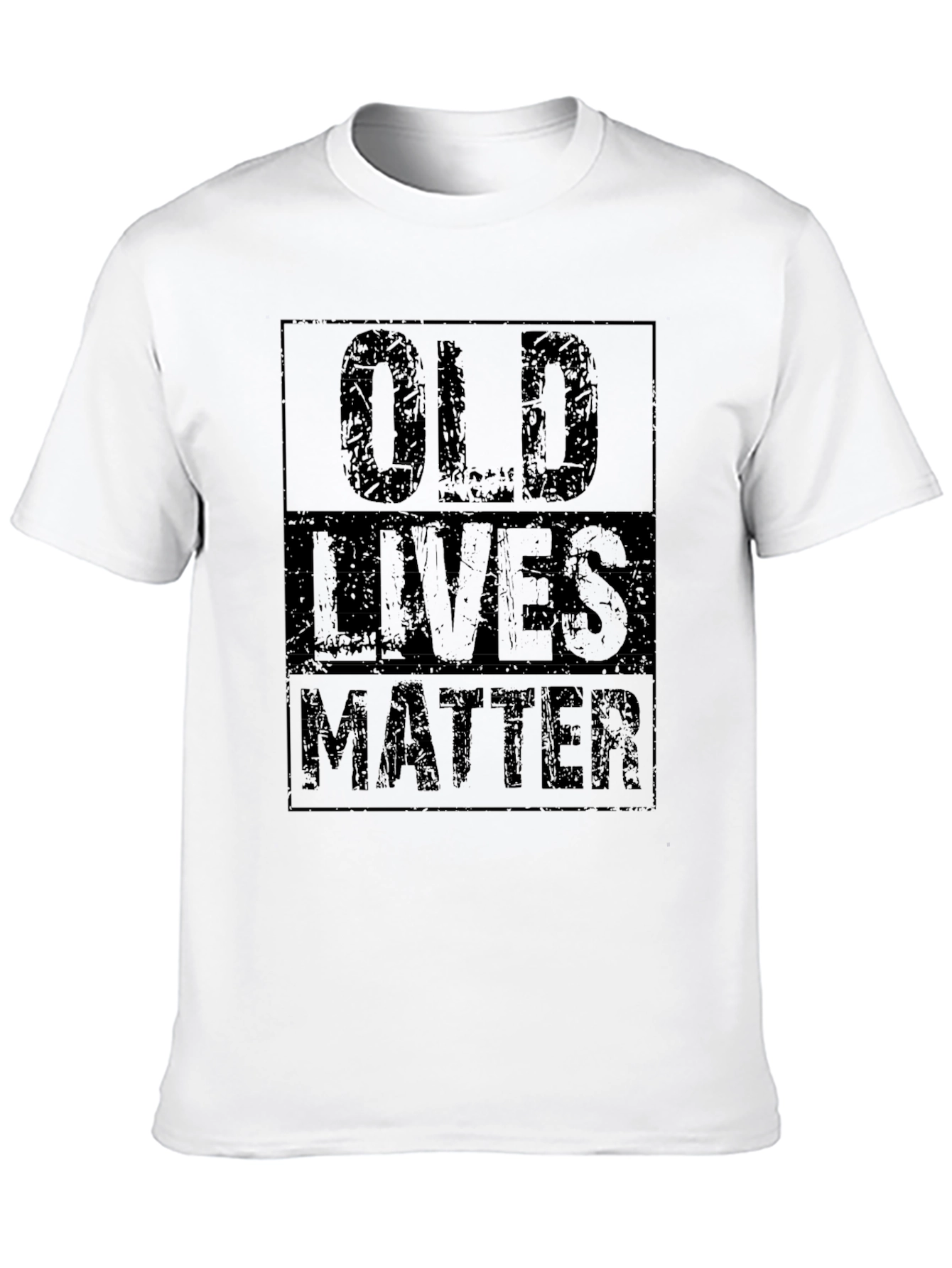 Old Lives Matter Graphic Tee - Black Crewneck