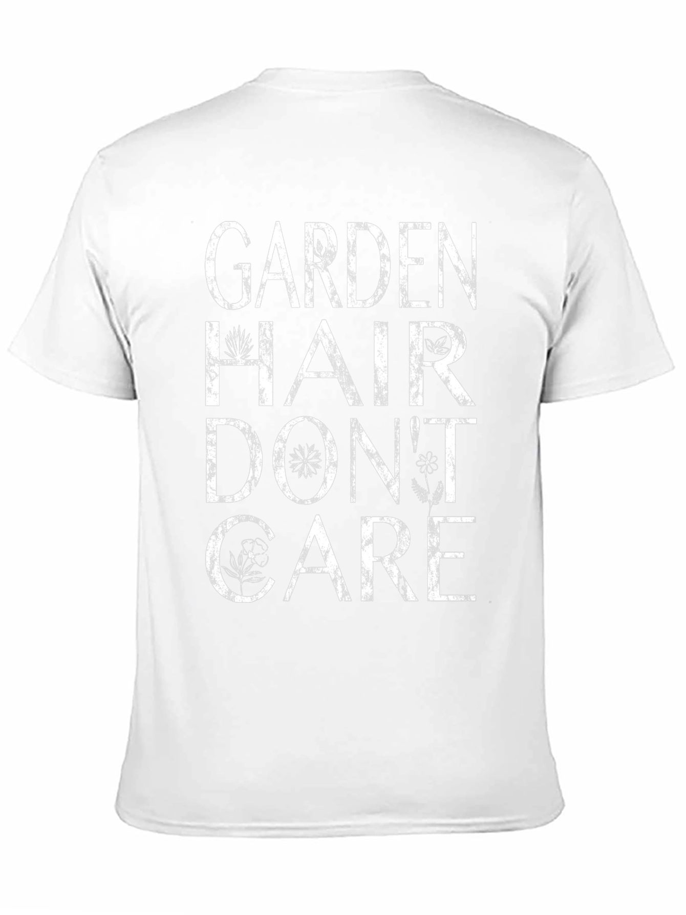 Garden Hair Dont Care Black T-Shirt