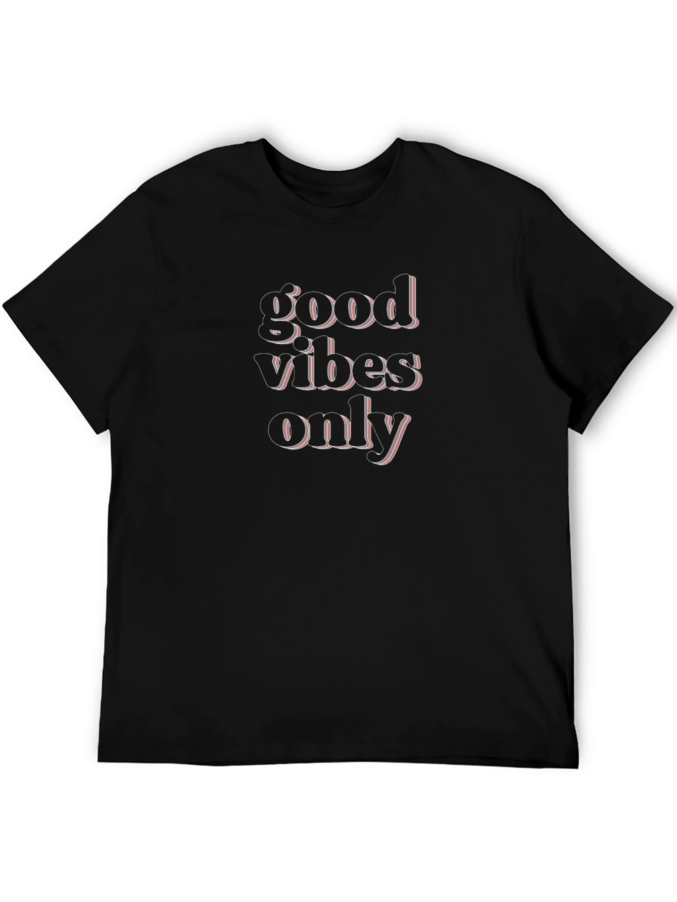 Good Vibes Only Black Graphic Tee